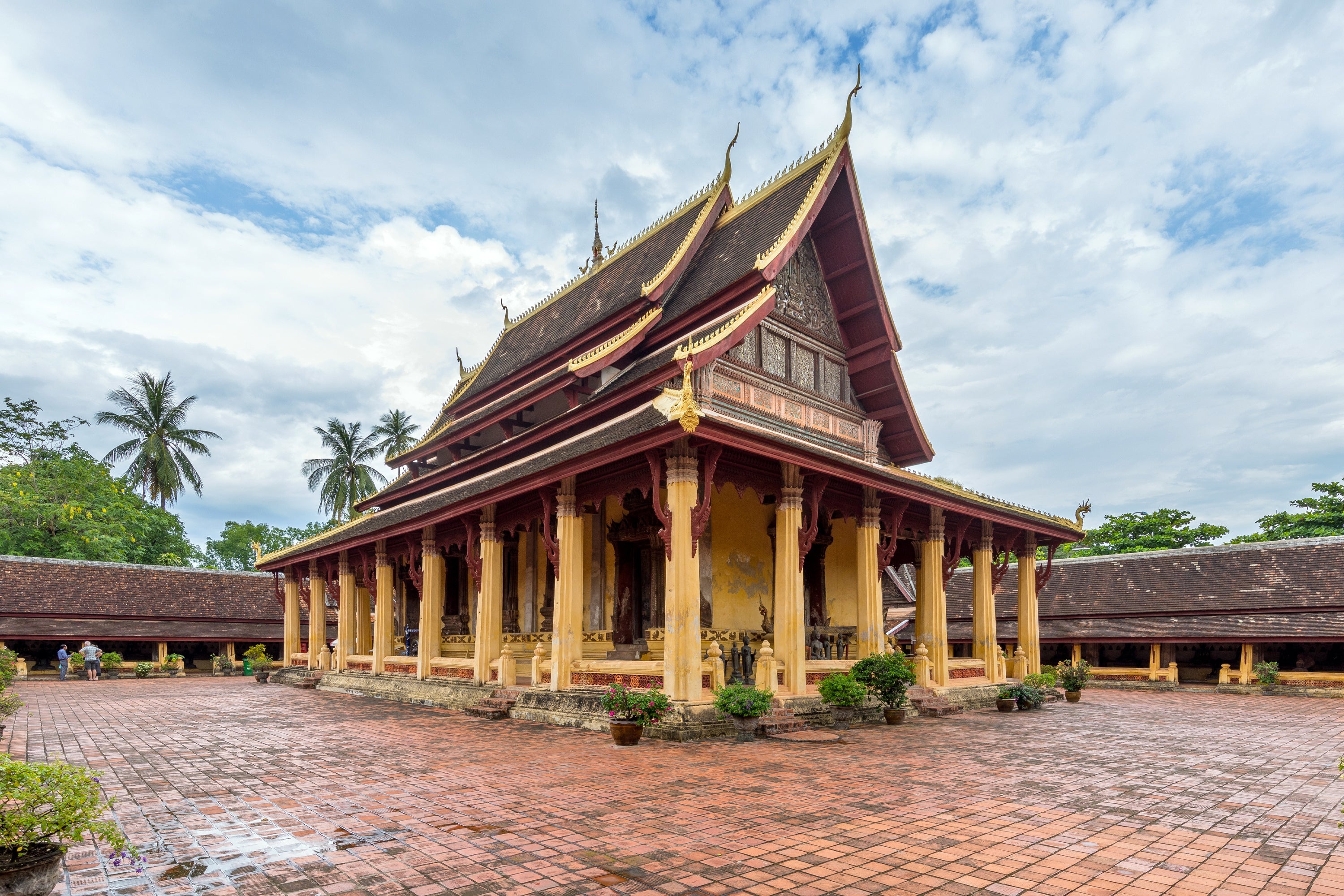Wat Si Saket, Buddhist Temple, Vientiane, Go Guides, 3000x2000 HD Desktop