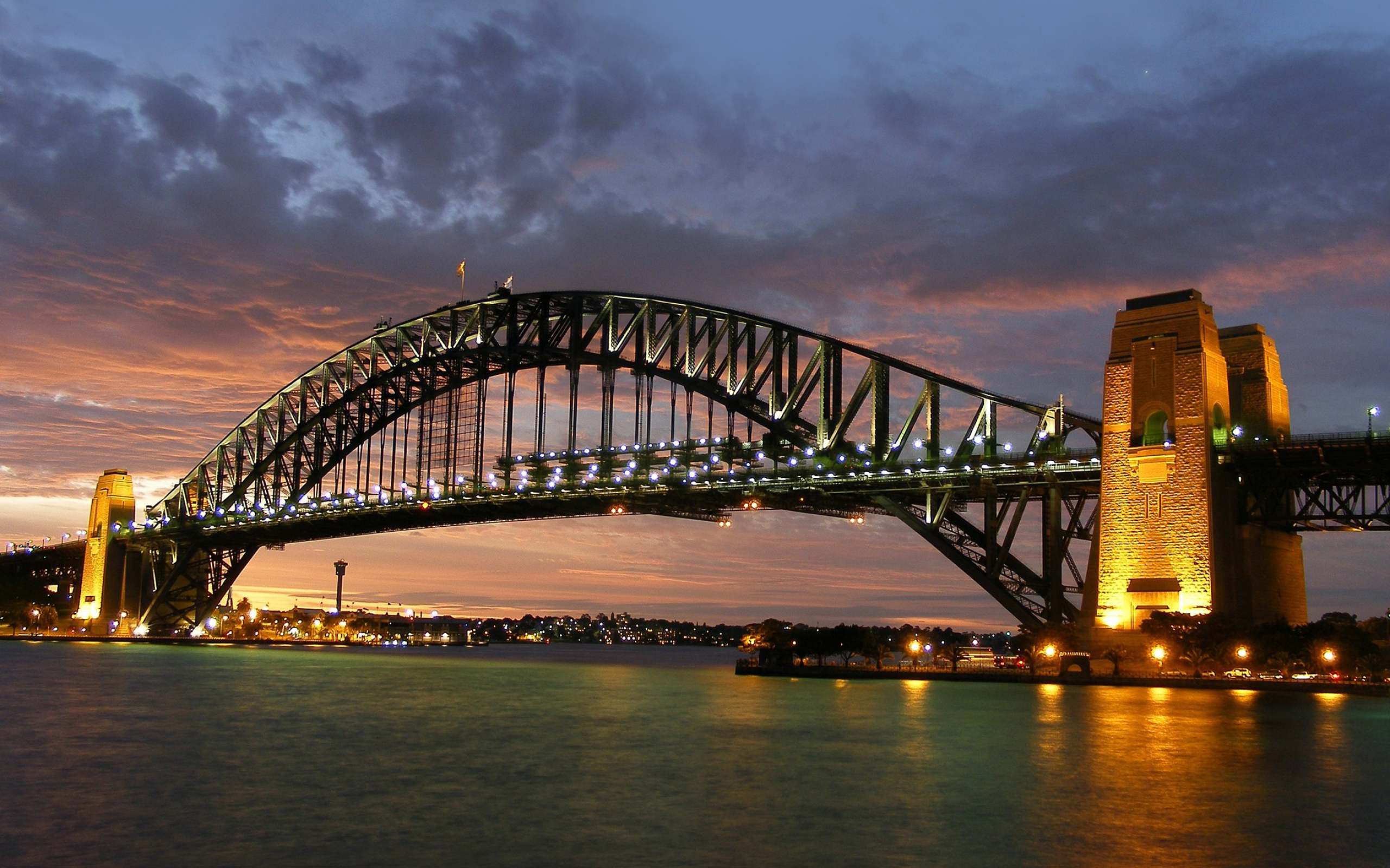 Weltweite Wallpaper mit der Sydney Harbour Bridge, 2560x1600 HD Desktop