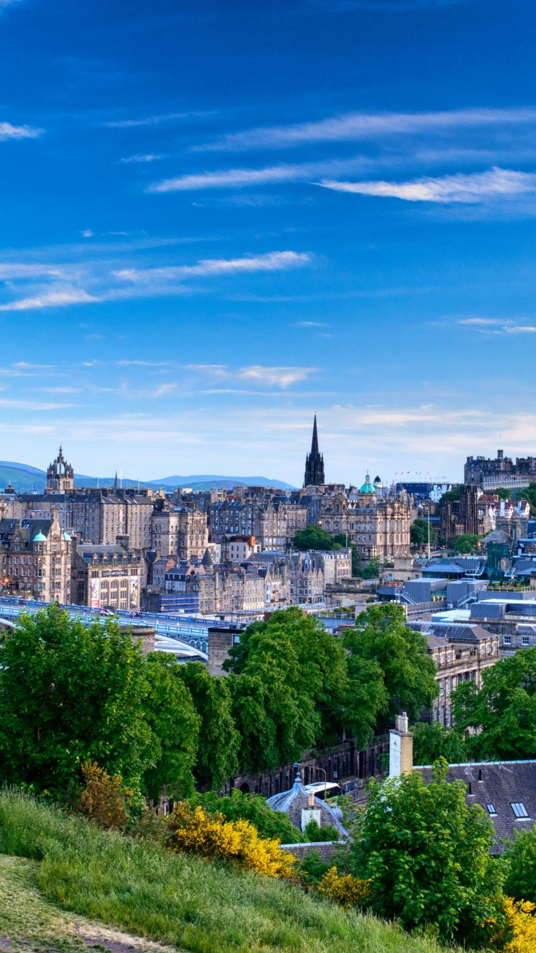 Edinburgh HD wallpaper, Beautiful city, Background image, Baltana, 1080x1920 Full HD Handy