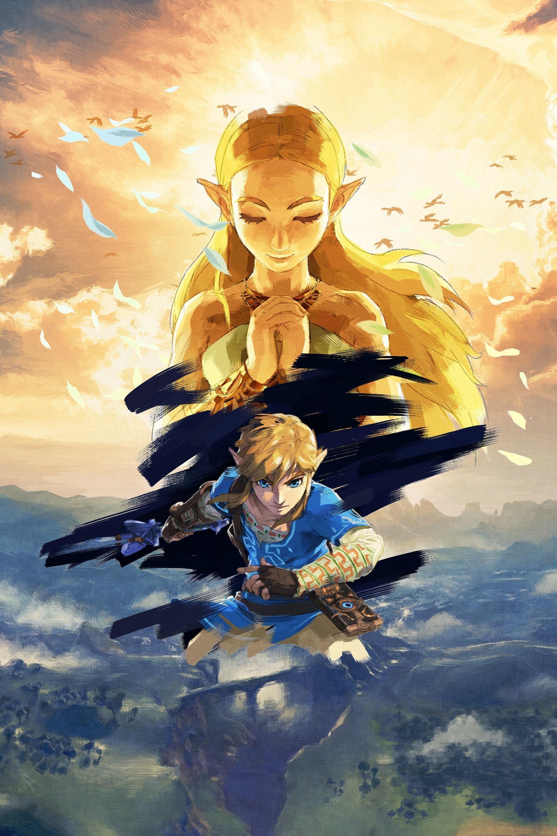 Breath of the Wild 2, Epic Legend of Zelda game, Jaw-dropping landscapes, Engaging gameplay, 1920x2880 HD Phone