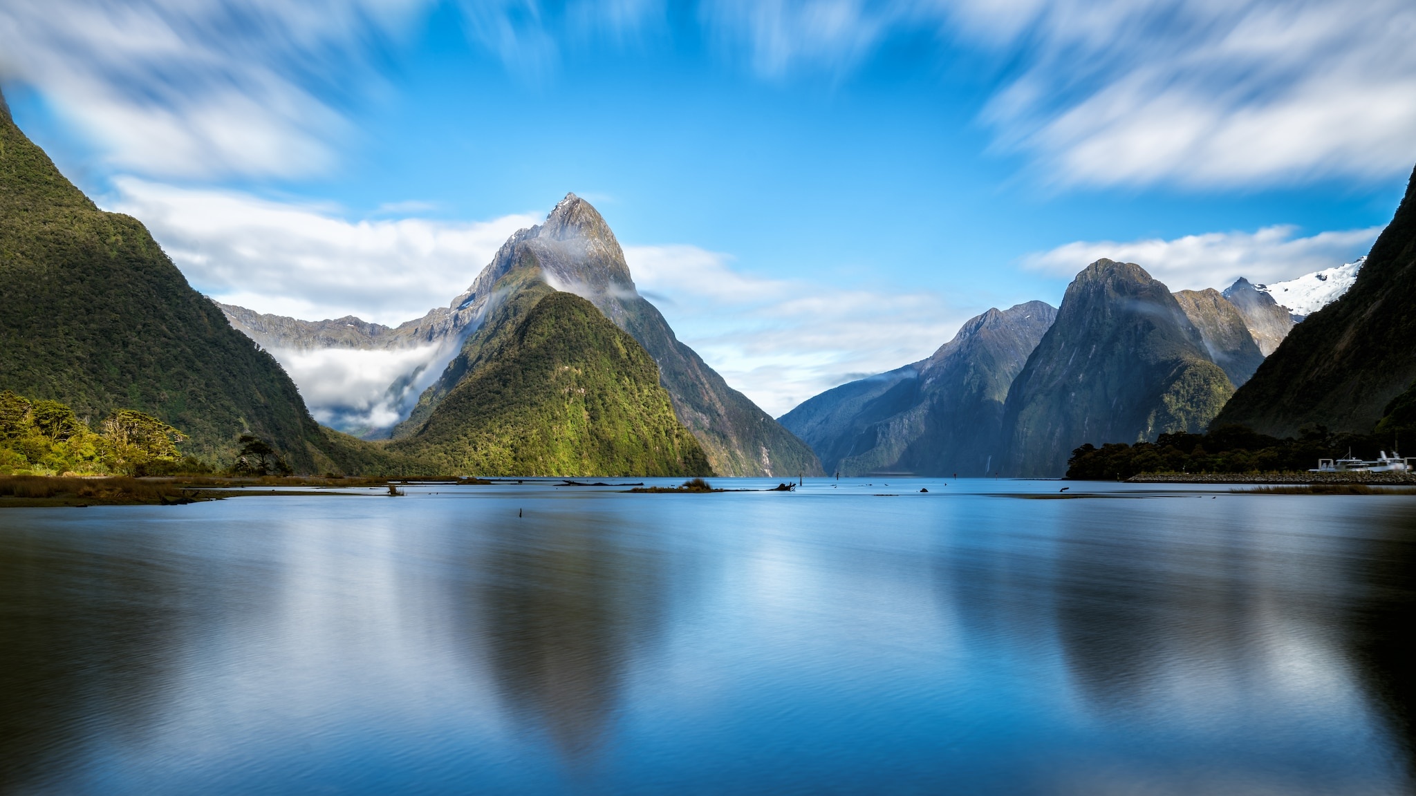 Fiordland National Park, Neuseeland, Cunard, Travels, 2050x1160 HD Desktop