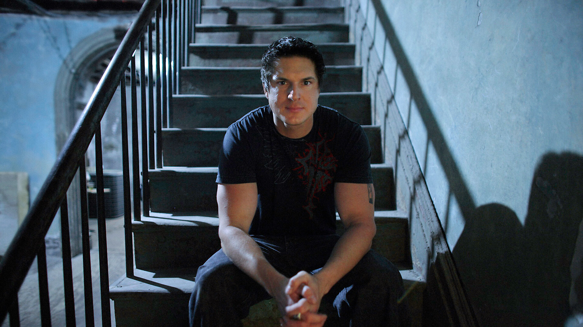 Ghost Adventures (TV Series): Zak Bagans, An American paranormal investigator, actor, television personality, museum operator, and author. 1920x1080 Full HD Background.