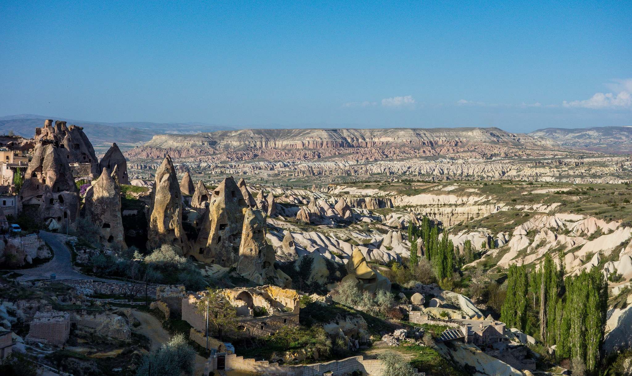 Goreme National Park, Cappadocia rock sites, Unique landscapes, Turkish wonders, 2050x1230 HD Desktop