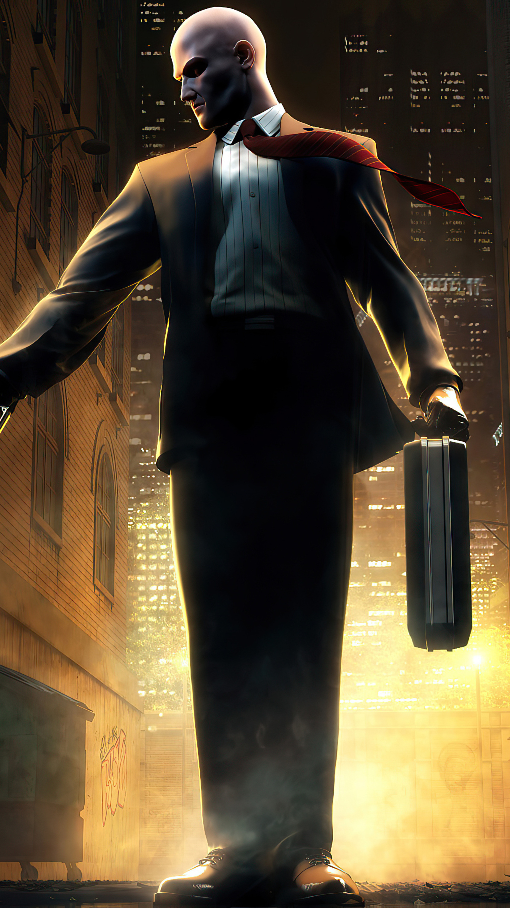 Hitman: Blood Money, Intense gaming action, Sony Xperia HD, Assassination in 4K, 2160x3840 4K Handy