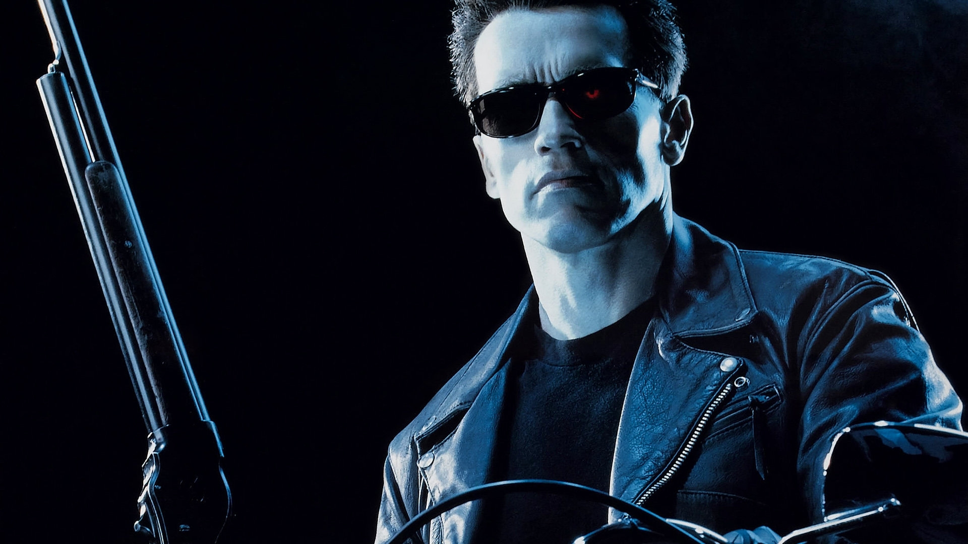 Arnold Schwarzenegger, Terminator 2, Big problem, Review, 1920x1080 Full HD Desktop