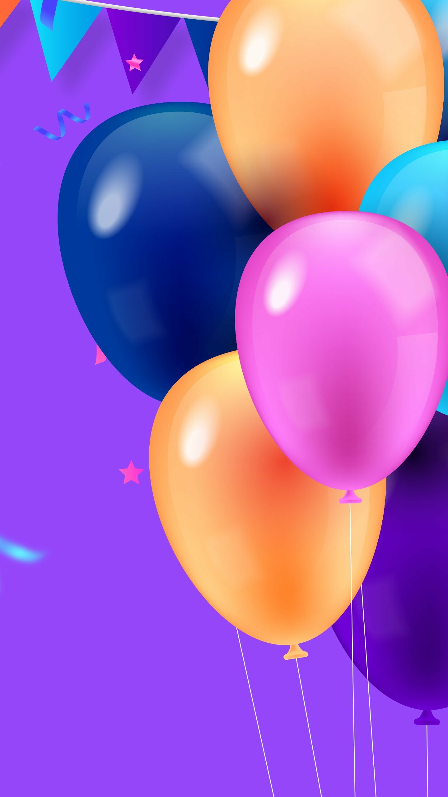 Balloons: Colors, The first hydrogen-filled gasbag was flown in the 1790s. 1440x2560 HD Wallpaper.