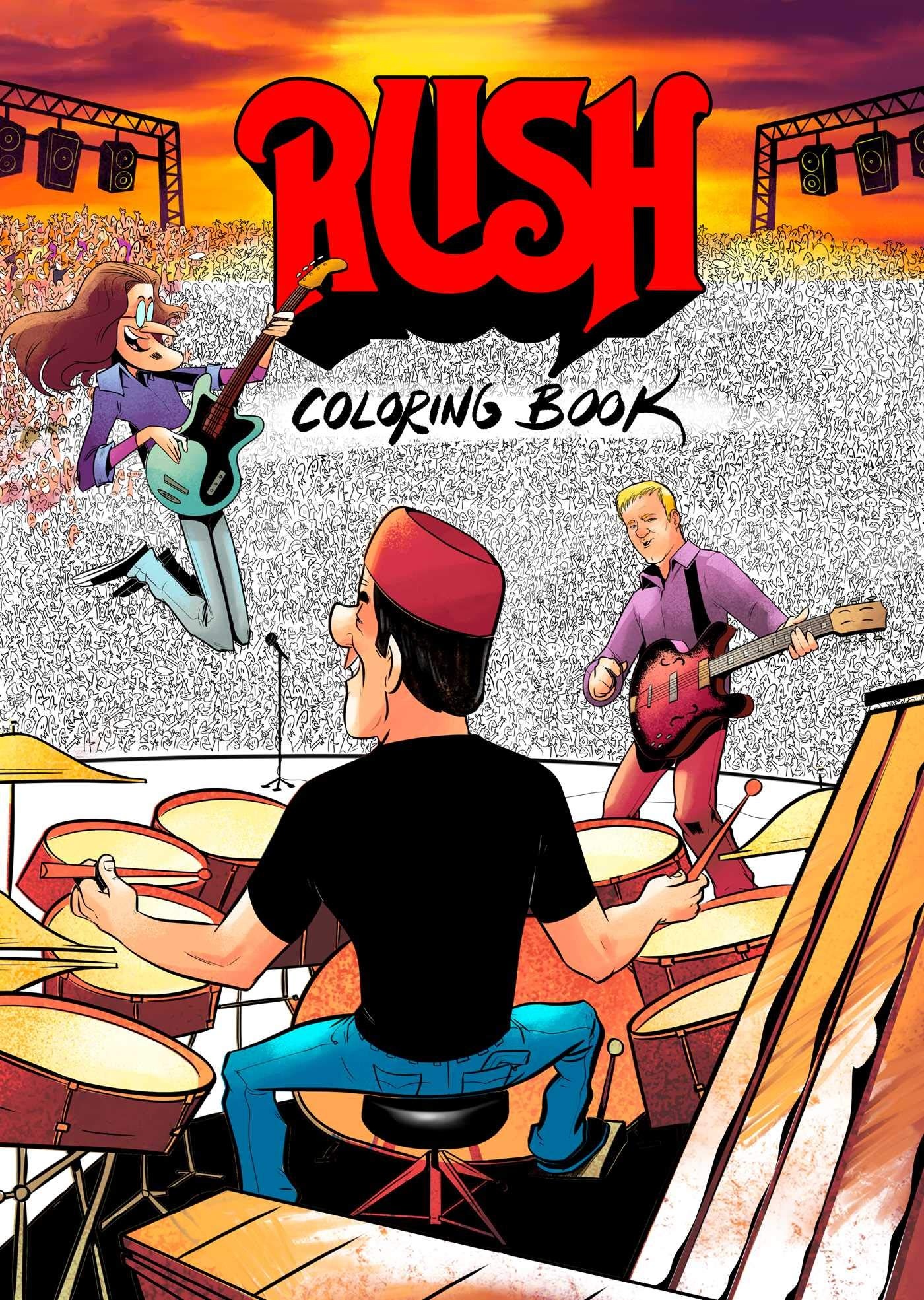 RUSH Coloring Book: Calcano, David: 9781970047004: : Books 1400x1970