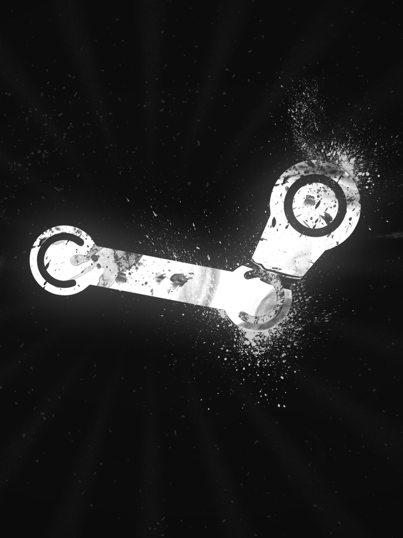 Steam: Technology, The video game industry, Service operating for almost 16 years. 1540x2050 HD Background.