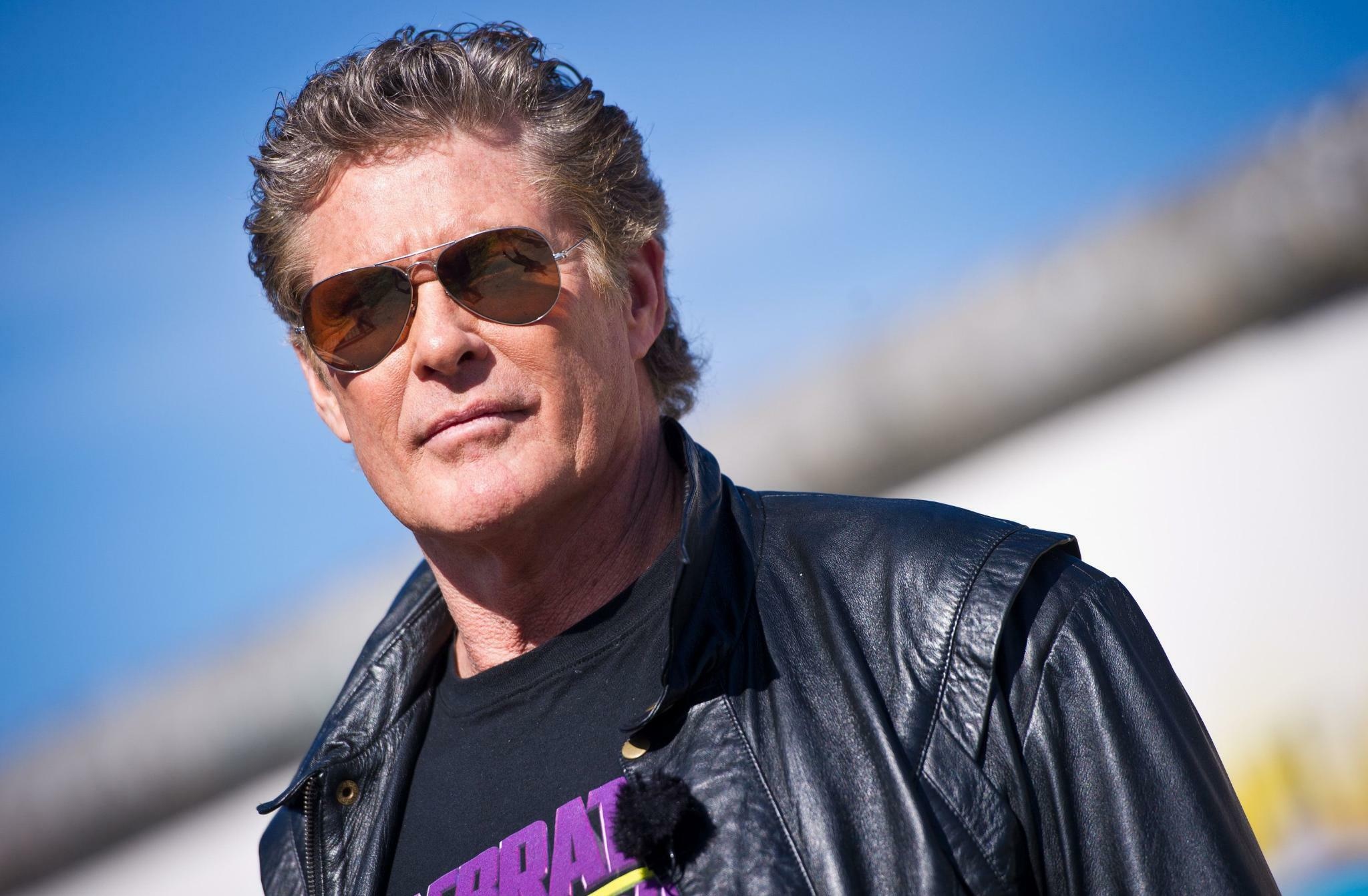 David Hasselhoff: A famous singer and actor who starred in the Knight Rider TV show. 2050x1350 HD Background.