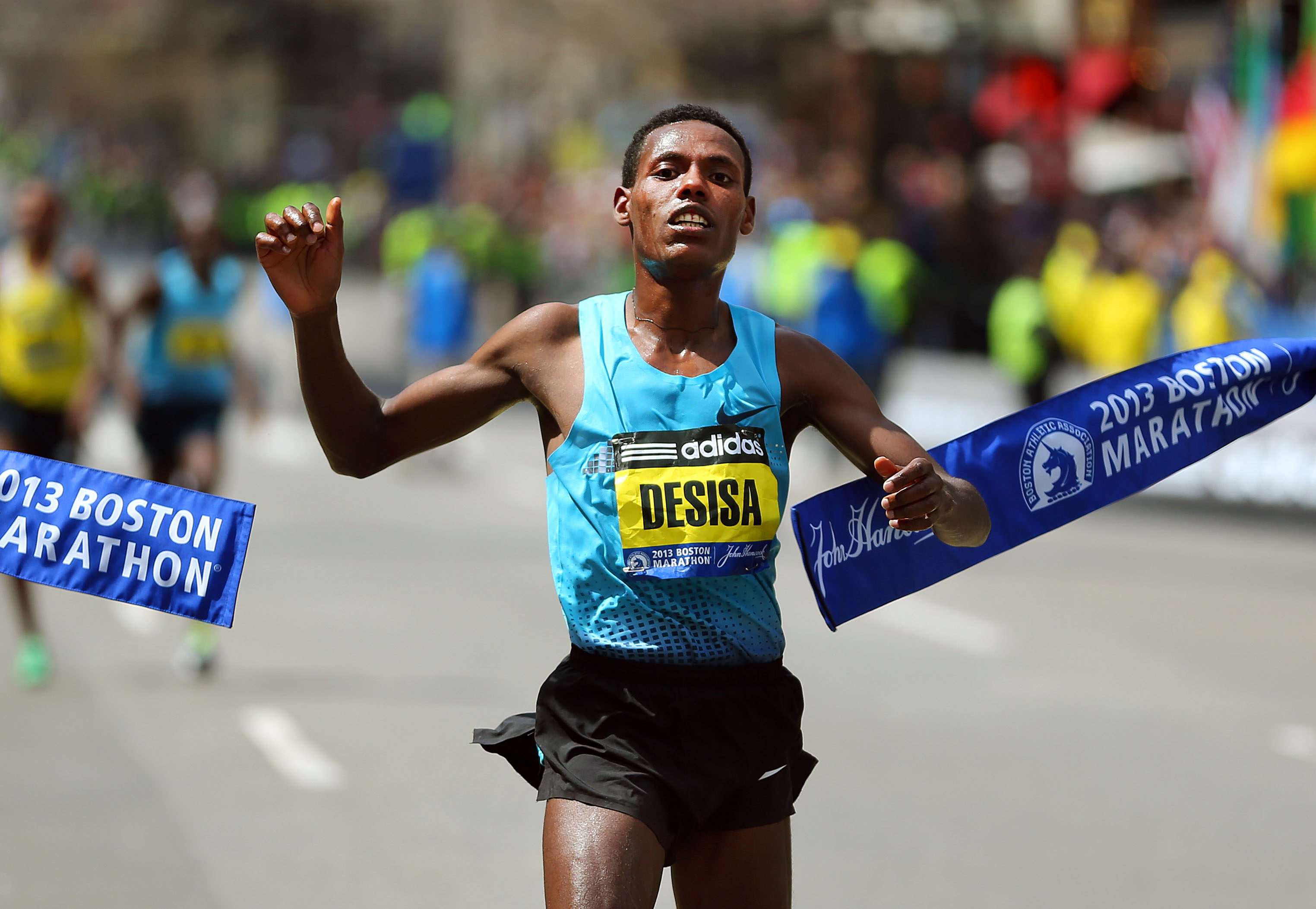 Lelisa Desisa, Boston Marathon winner, Extraordinary achievement, The Boston Globe coverage, 3050x2110 HD Desktop