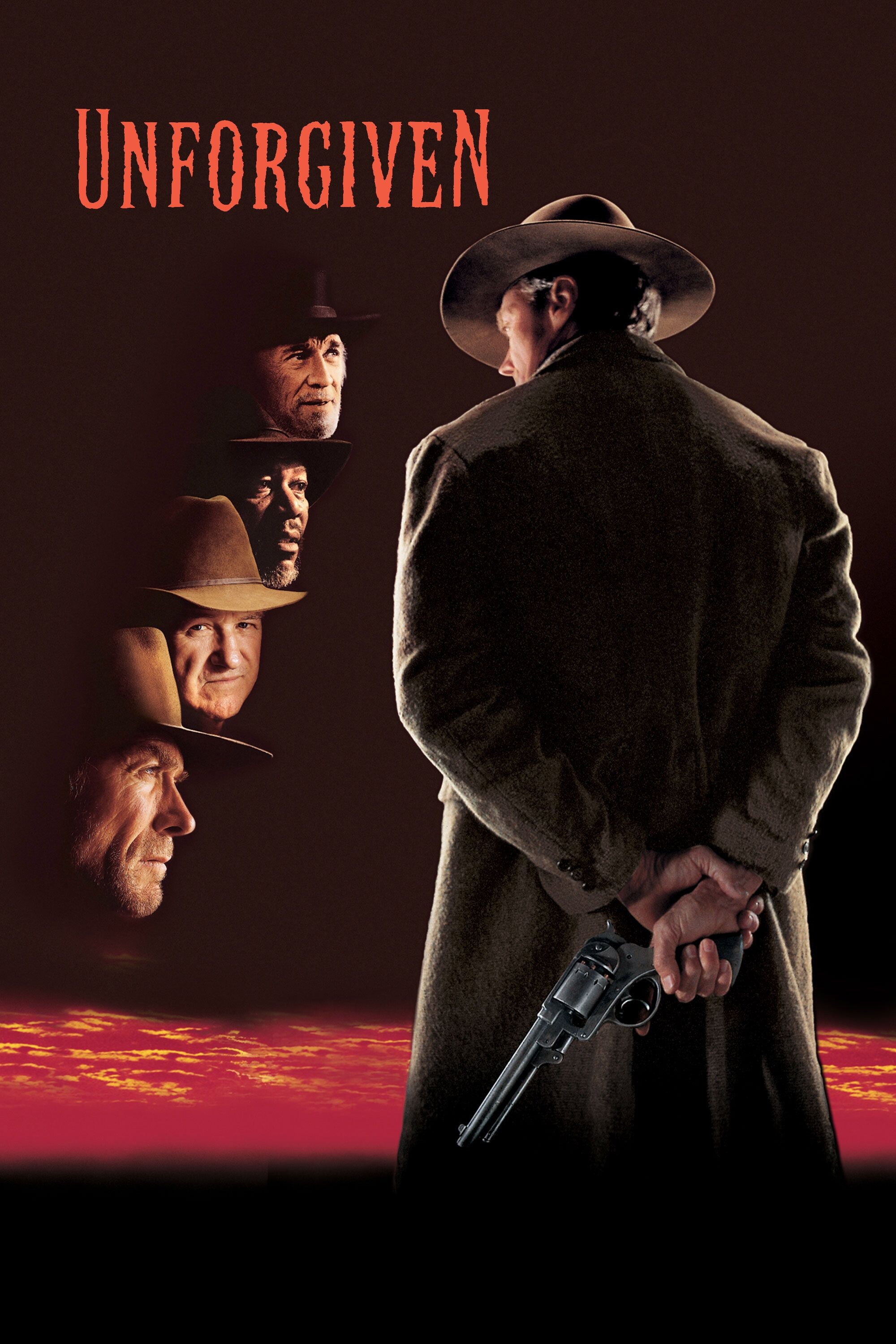 Clint Eastwood: The "Unforgiven" Movie, Theatrical Release Poster By Bill Gold, Revisionist Western Of 1992, Written By David Webb Peoples. 2000x3000 HD Background.
