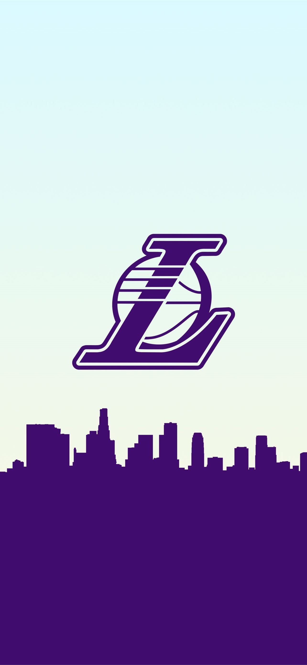 Los Angeles Lakers: The team relocated to LA before the 1960–61 NBA season. 1290x2780 HD Background.