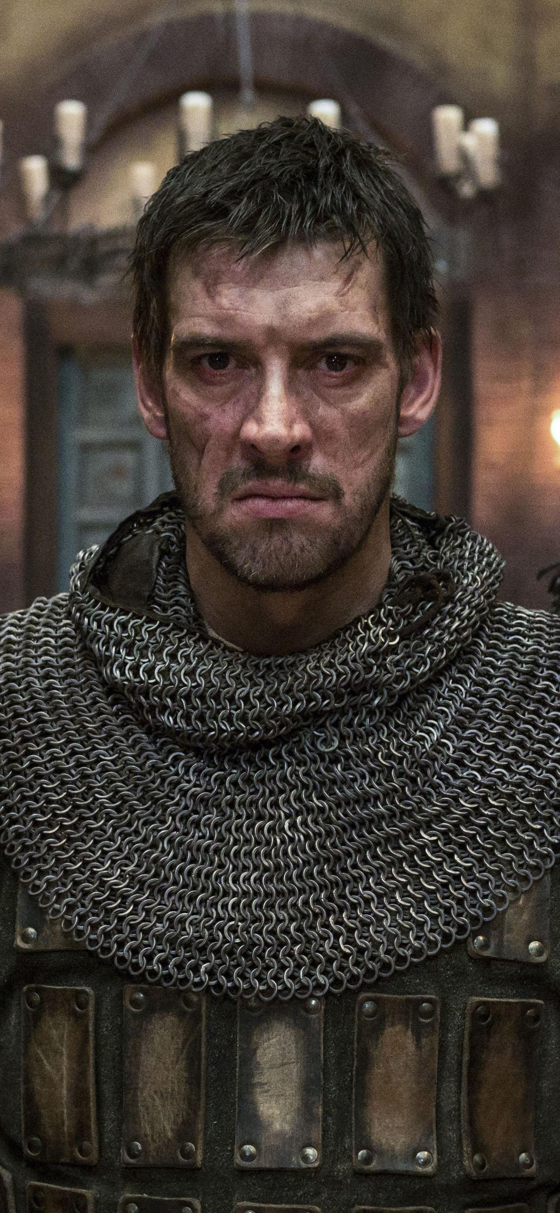 The Last Kingdom (TV Series): Leofric of Winchester, a Saxon Military man and a warrior who served Alfred. 1130x2440 HD Wallpaper.