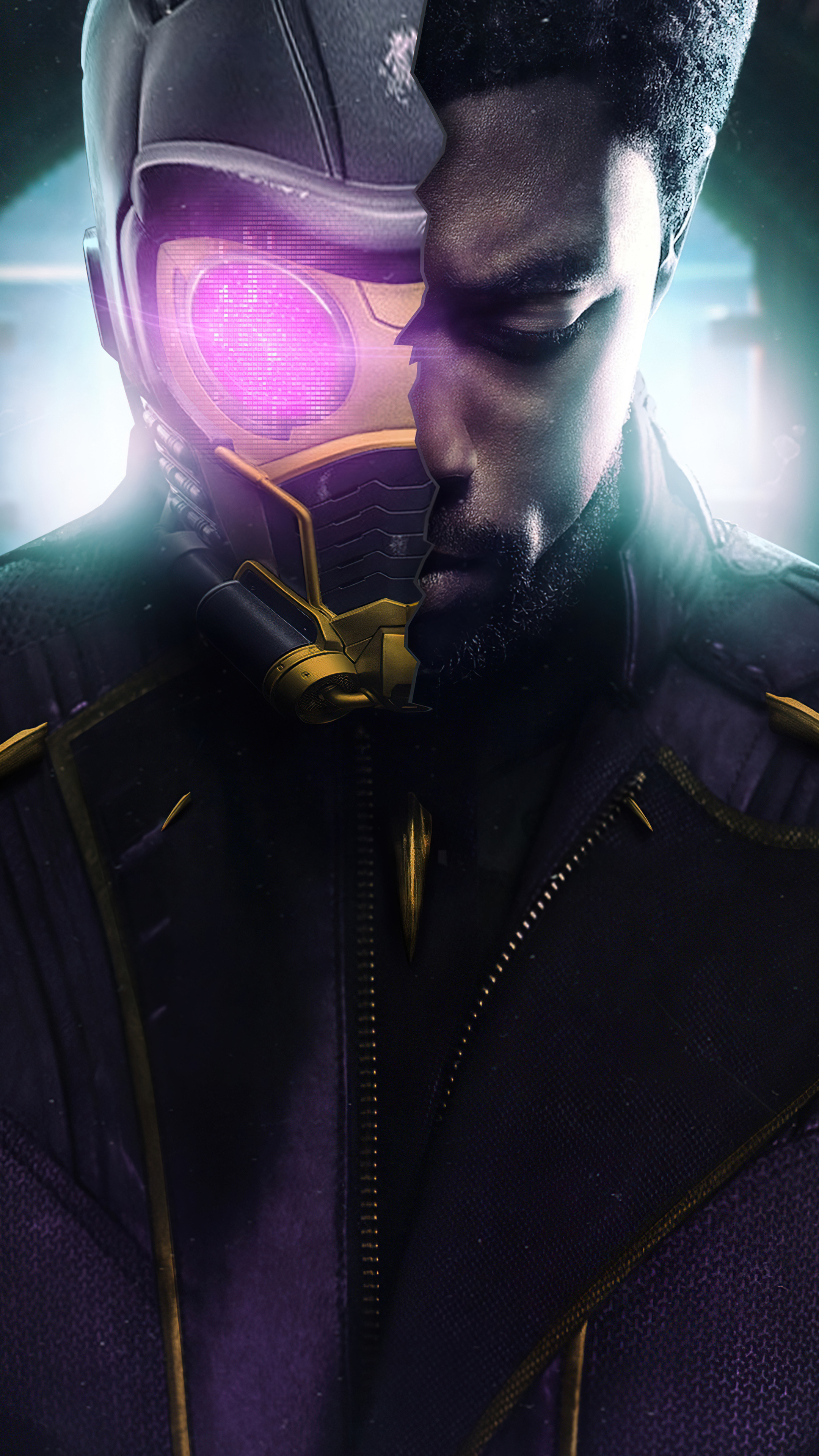 T'Challa, Star-Lord crossover, Sony Xperia wallpapers, High-resolution, 2160x3840 4K Phone