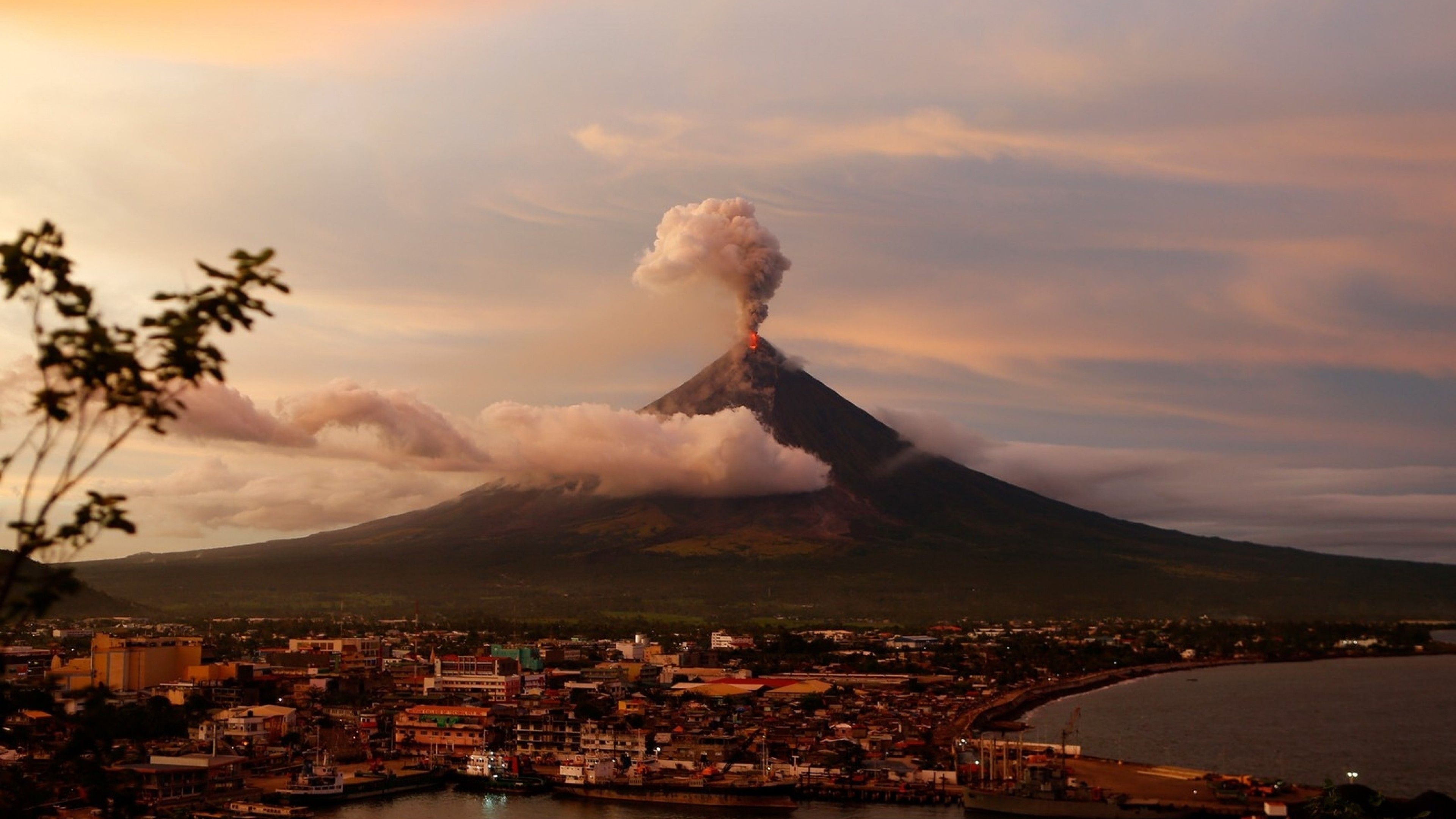 Mayon volcano wallpapers, Captivating backgrounds, Majestic nature, Stunning visuals, 3840x2160 4K Desktop