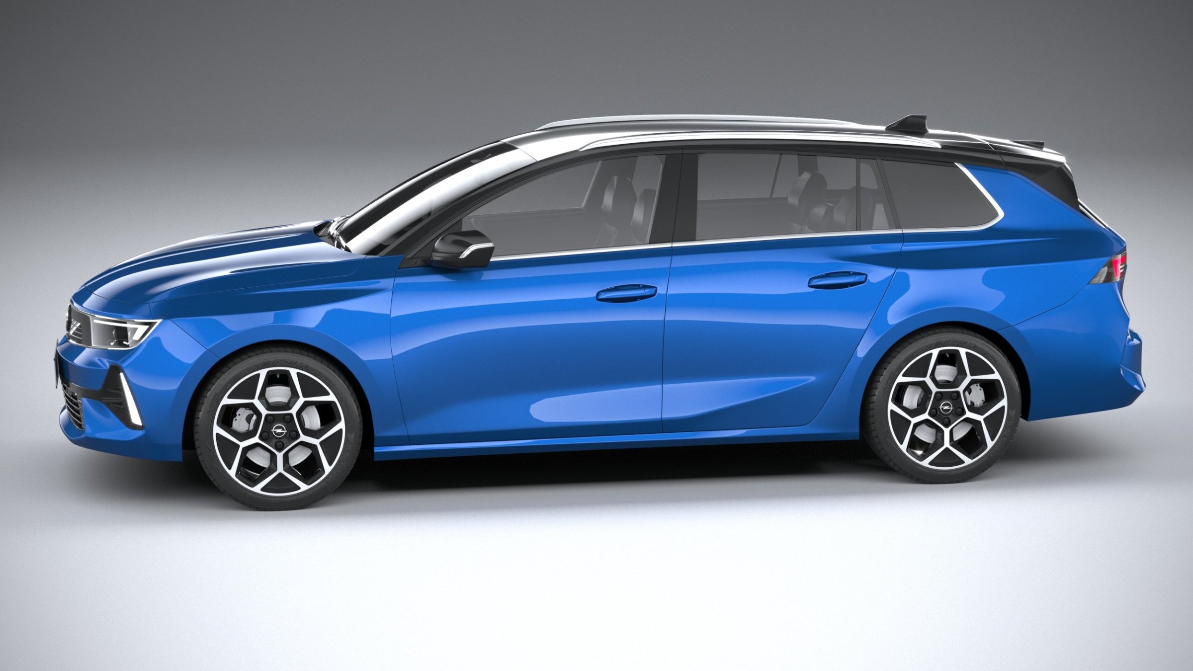 Opel Astra Sports Tourer, 3D model showcase, Squir design, Future model preview, 2400x1350 HD Desktop