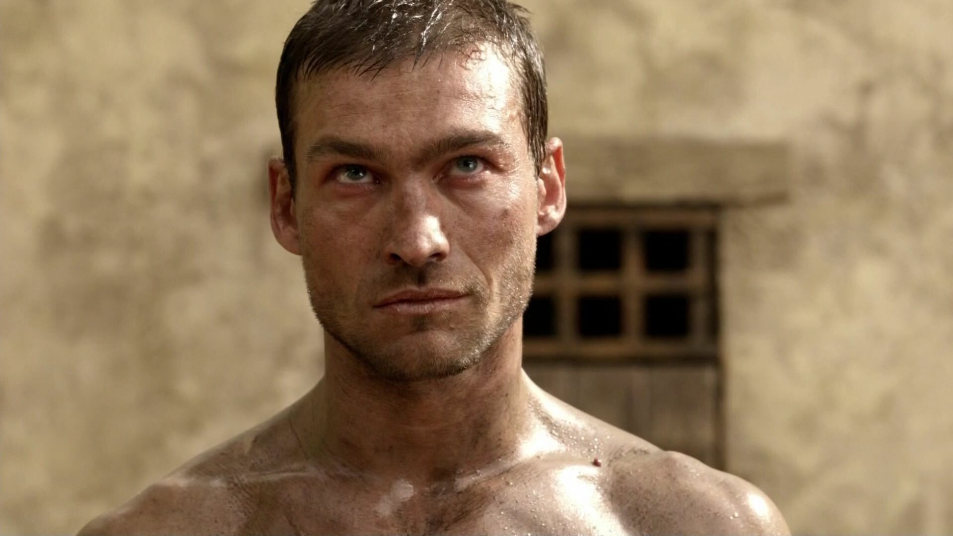 Spartacus: Blood and Sand: A Thracian slave who becomes a gladiator in the Ludus of Lentulus Batiatus before leading a slave uprising. 1920x1080 Full HD Wallpaper.