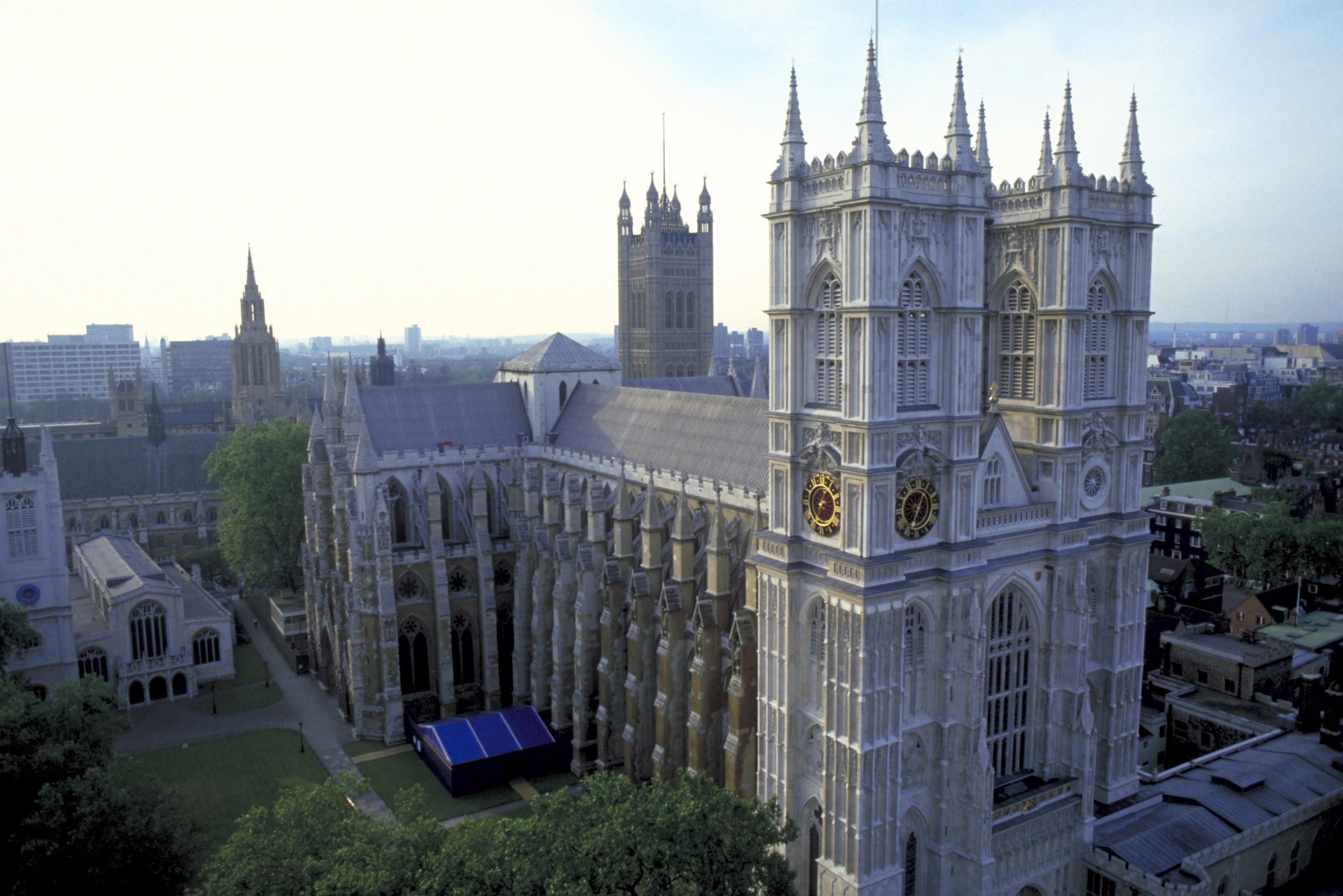 Gotische Architektur der Westminster Abbey, 2880x1920 HD Desktop