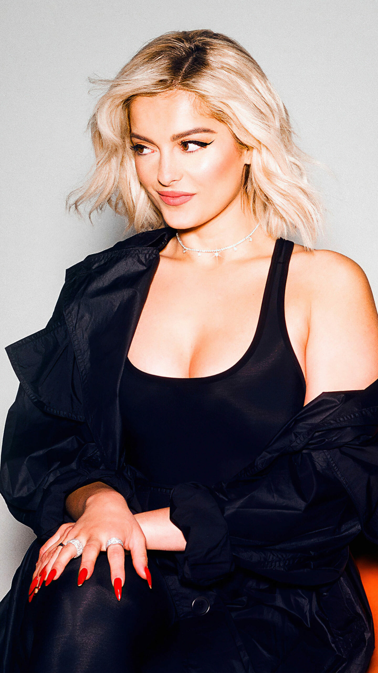 Bebe Rexha: She became a member and a lead vocalist of experimental project called Black Cards in 2010. 1440x2560 HD Background.
