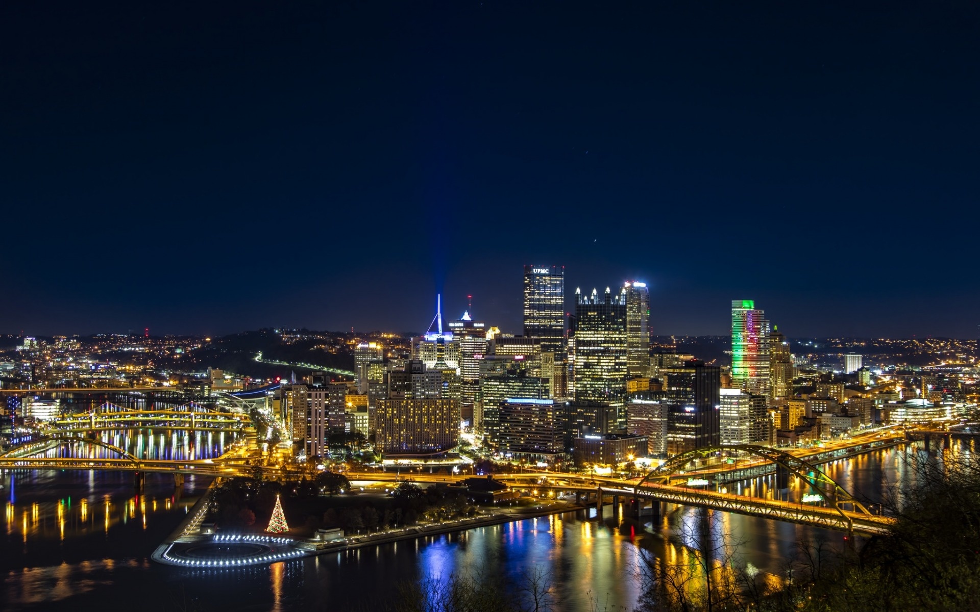 Pennsylvania travels, Pittsburgh, American city, 1920x1200 HD Desktop