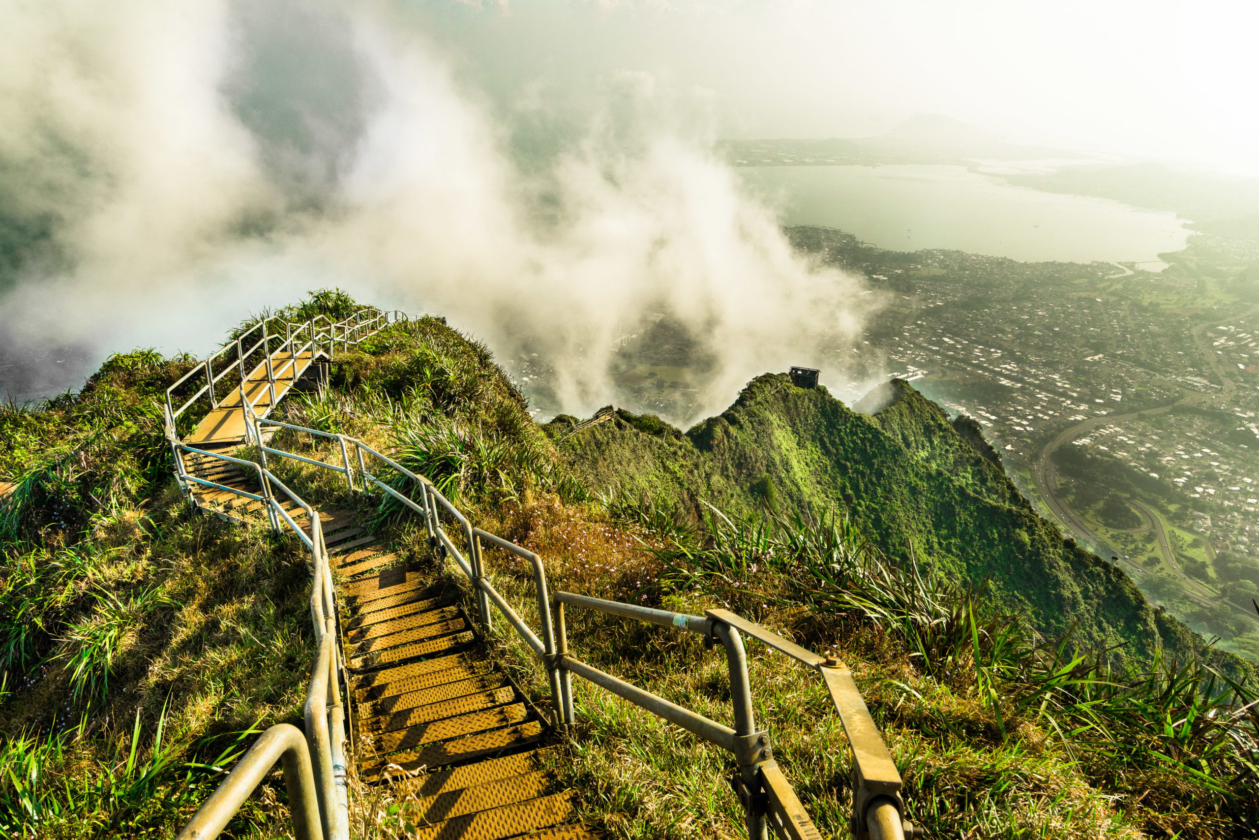 Haiku Hawaii, Stairway hike, Oahu, Journey era, 2560x1710 HD Desktop