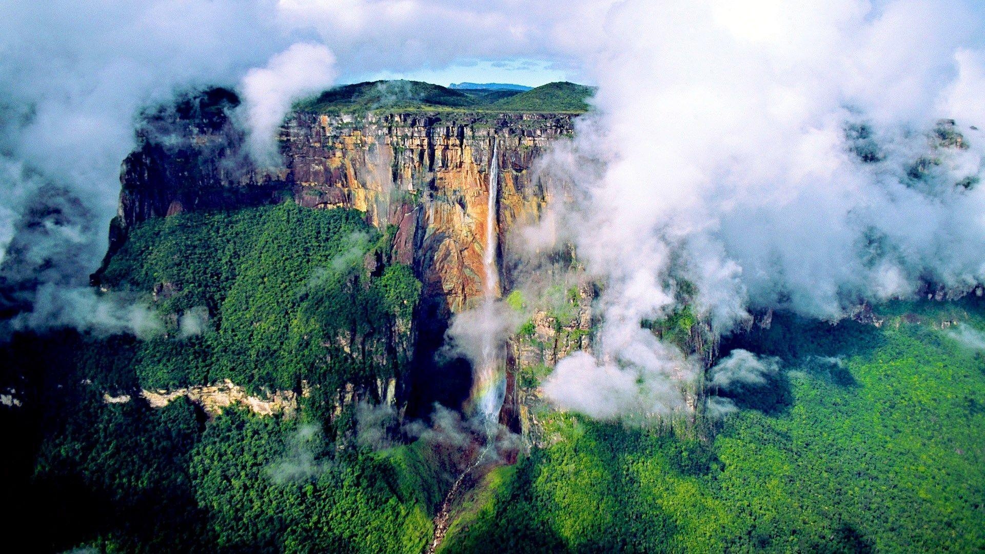 Canaima National Park, Venezuelan wilderness, Breathtaking landscapes, Natural wonders, 1920x1080 Full HD Desktop