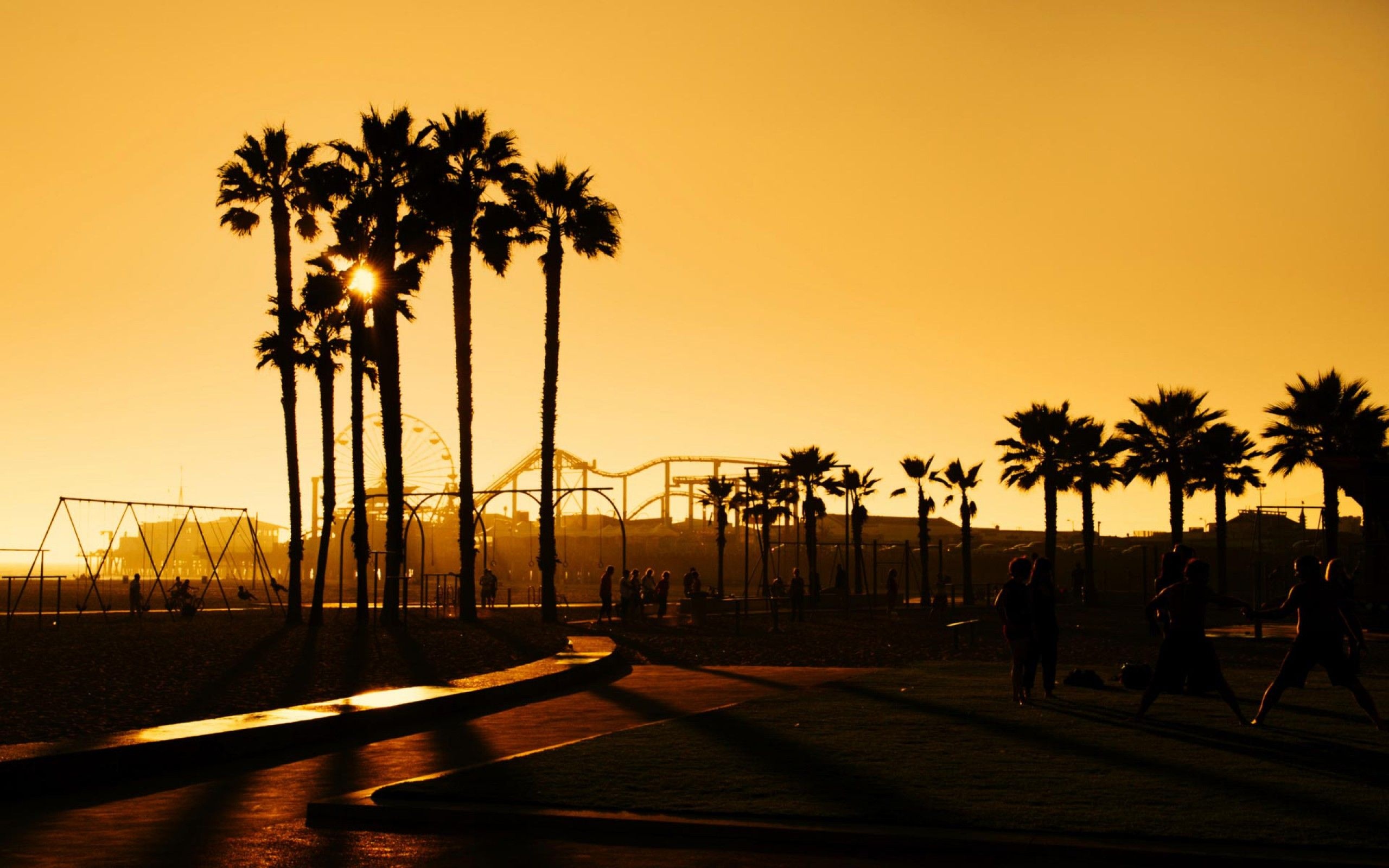 Santa Ana, California travels, Los Angeles streets, California sunset, 2560x1600 HD Desktop