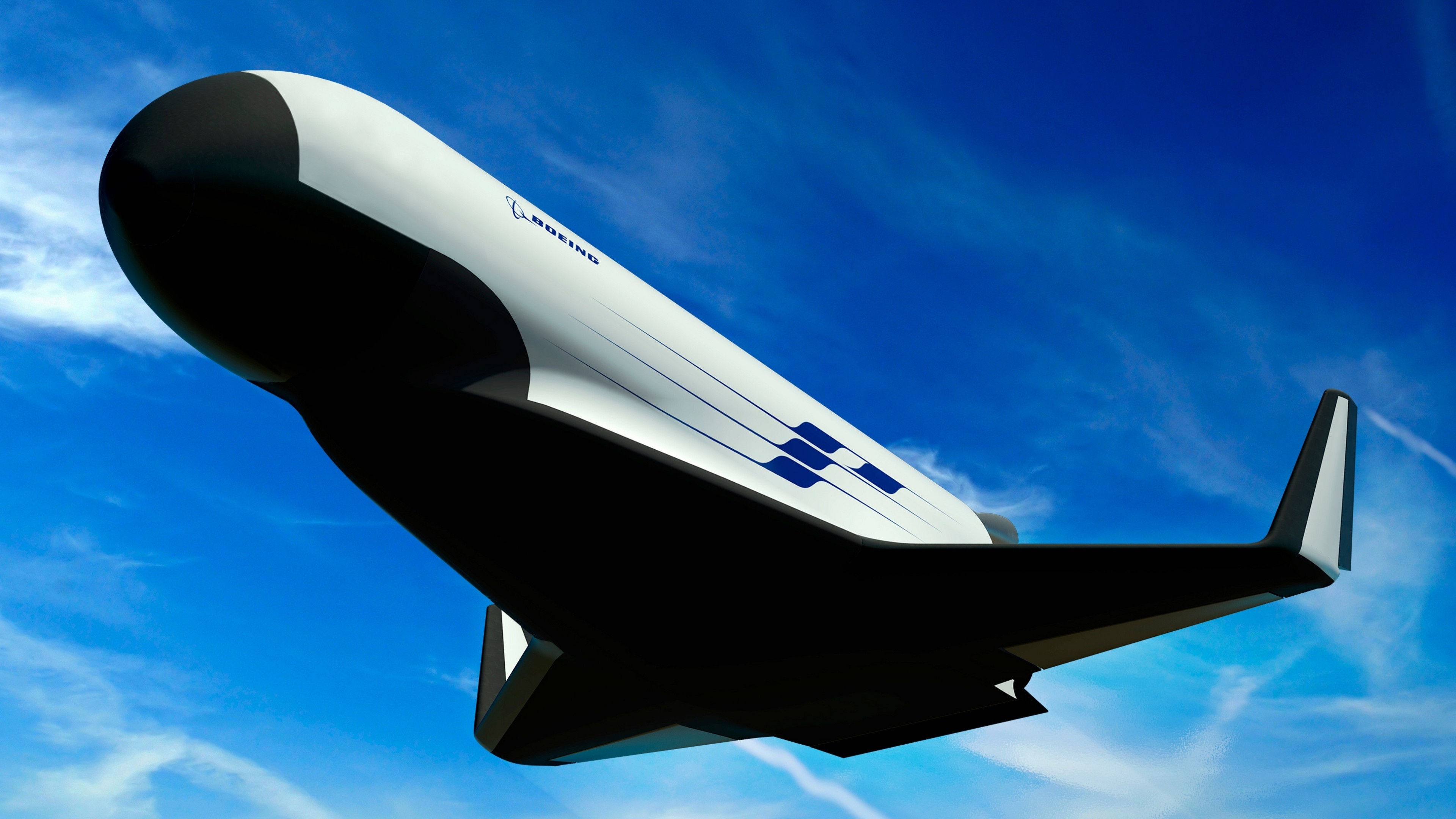 Boeing, Spaceplane concept, Futuristic design, Military capabilities, 3840x2160 4K Desktop