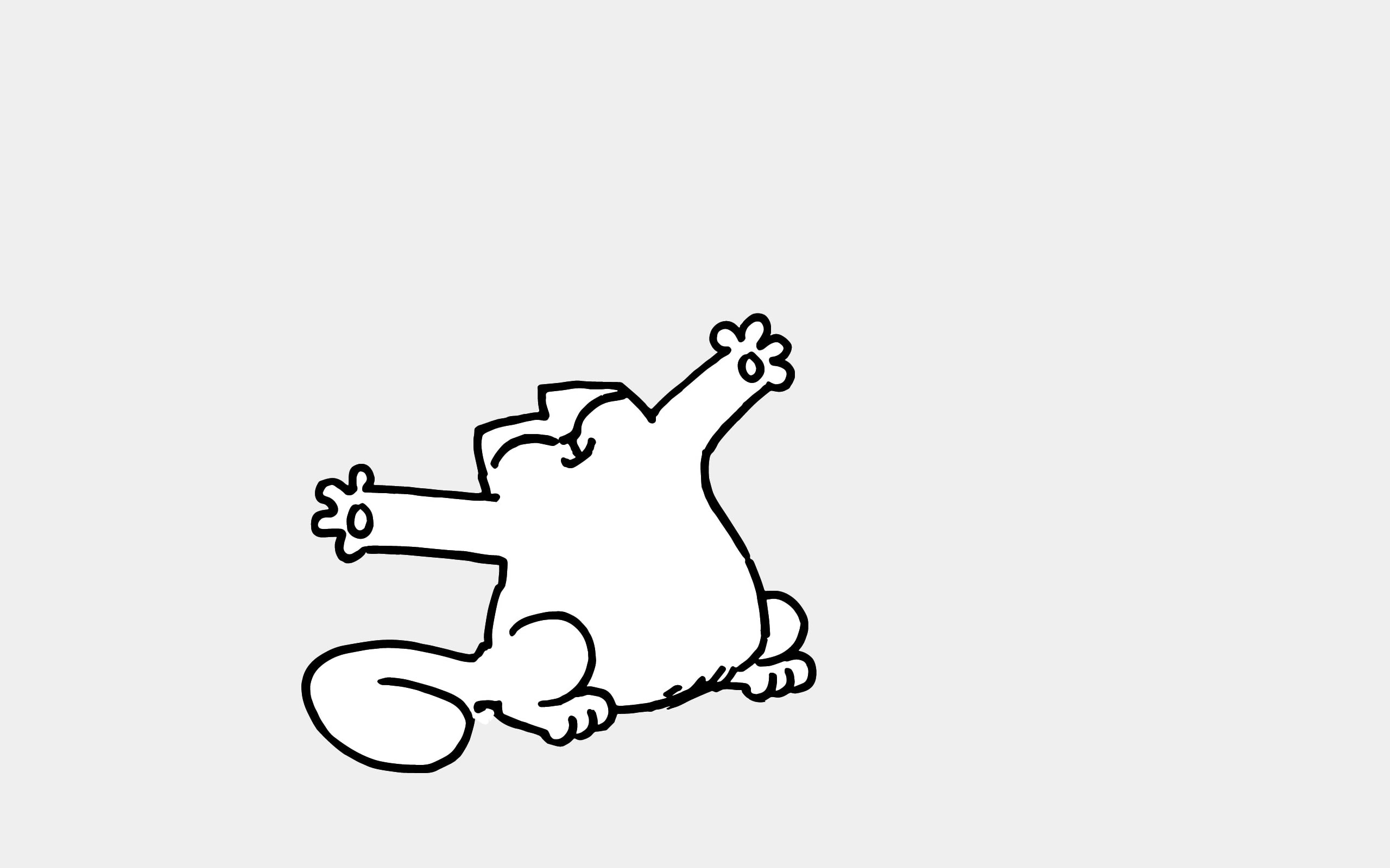 Simon's cat illustration, Whimsical comics, Adorable cat drawings, HD wallpaper, 2560x1600 HD Desktop