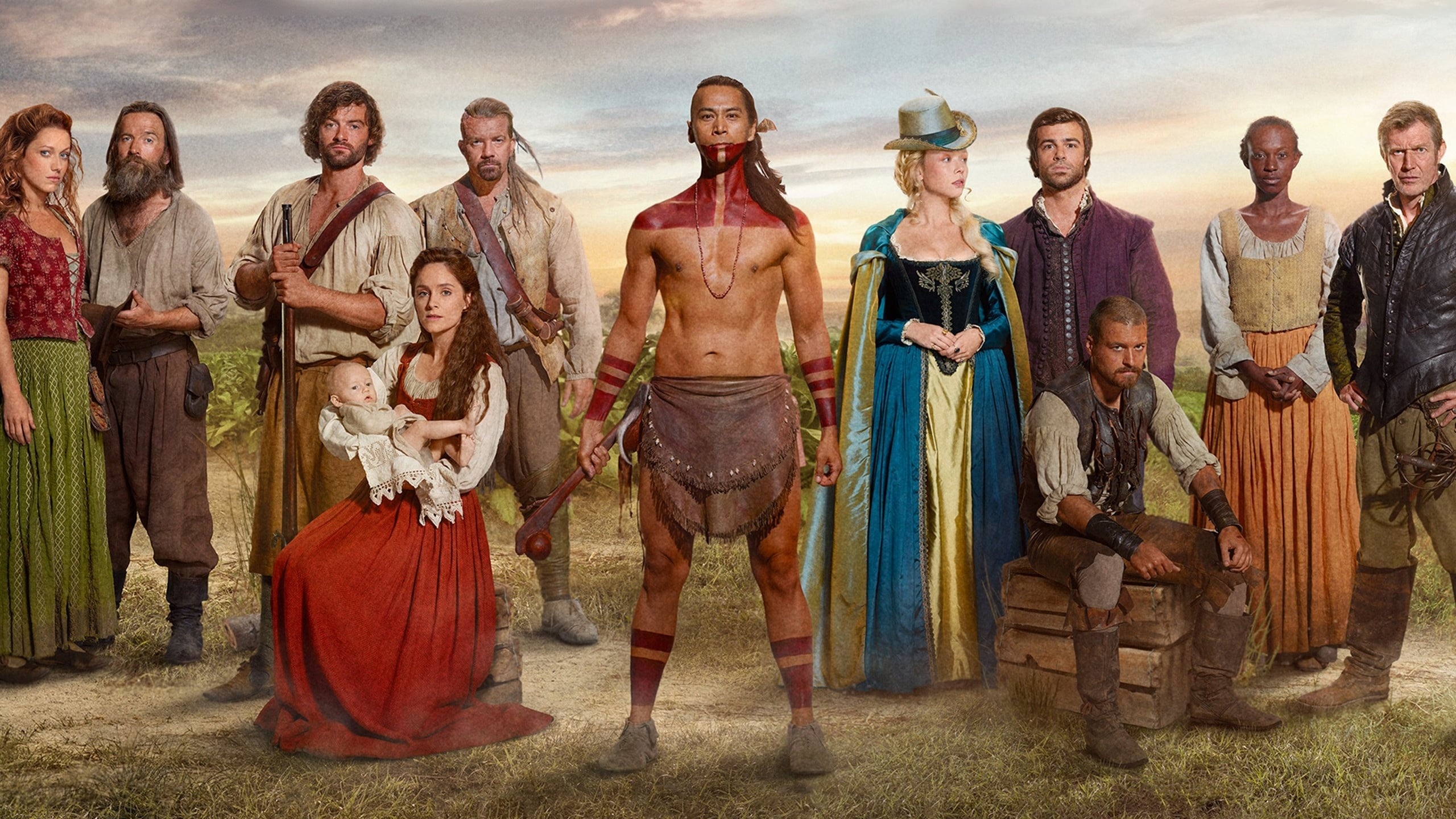 Colonial America, Jamestown settlement, Historical drama, Settlers, 2560x1440 HD Desktop
