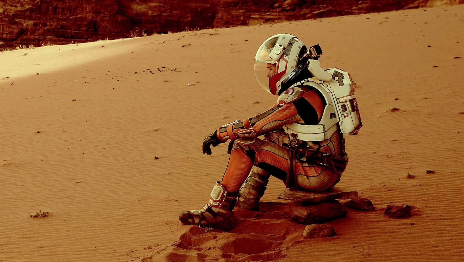 Matt Damon, The Martian VFX reel, Mars creation on Earth, Behind the scenes, 1940x1100 HD Desktop