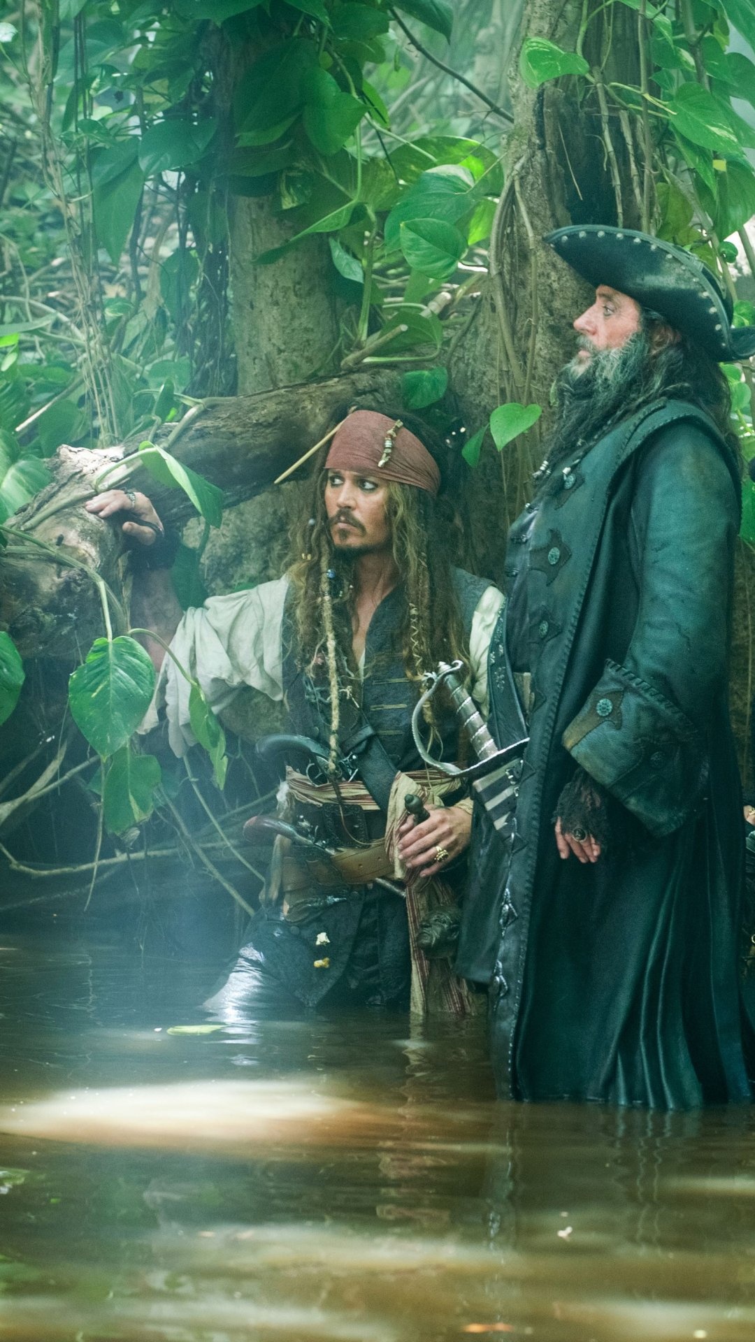 Blackbeard, Undead pirates, Treacherous sea, Caribbean adventure, 1080x1920 Full HD Handy