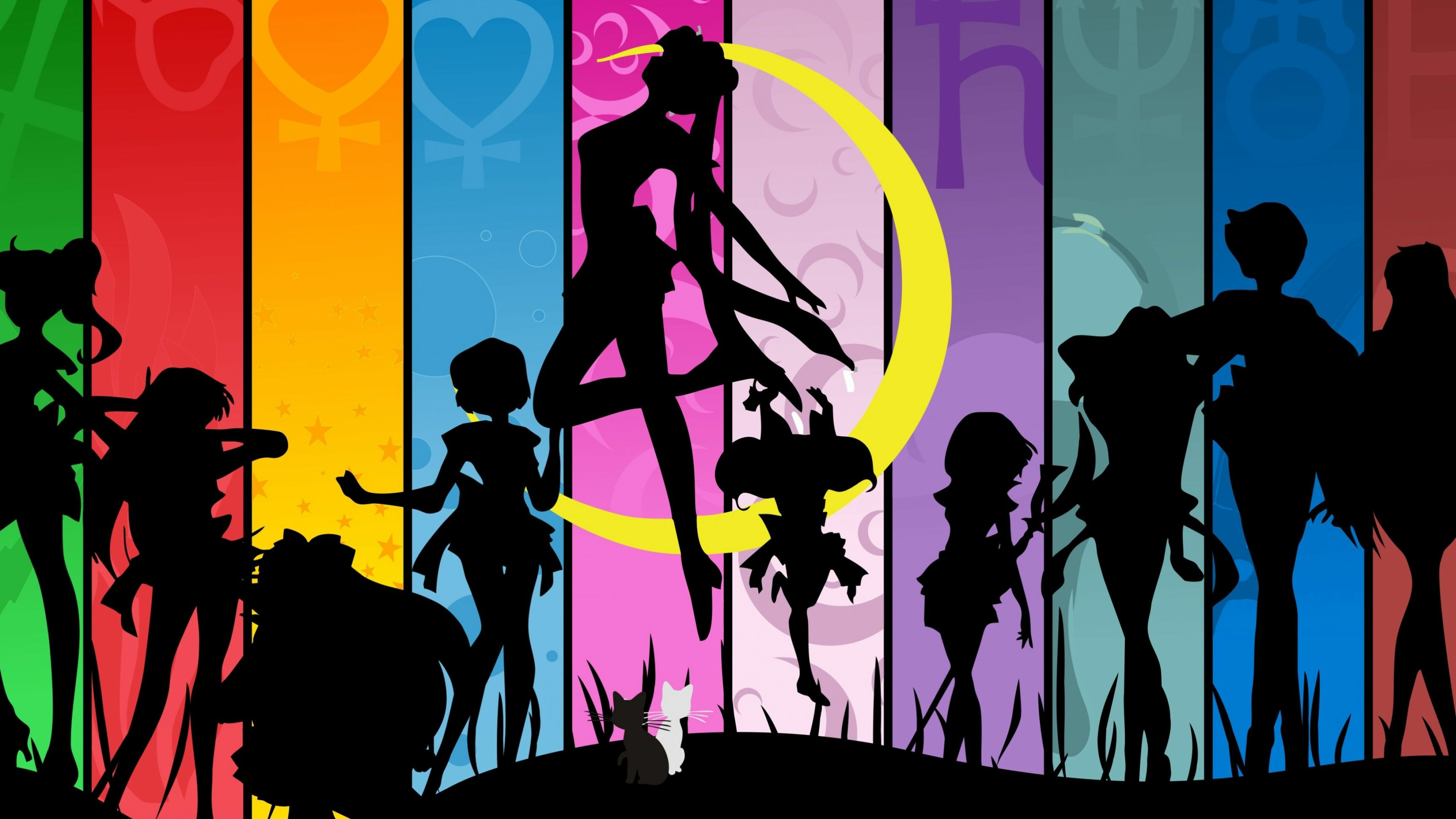 Sailor Moon Eternal: A 2021 Japanese two-part animated action fantasy film. 3840x2160 4K Wallpaper.