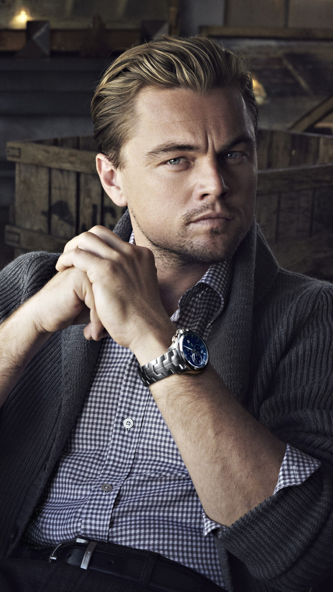 Leonardo DiCaprio, Prominenter A-List-Schauspieler, Zeitloses Talent, Star-Power, 1080x1920 Full HD Handy