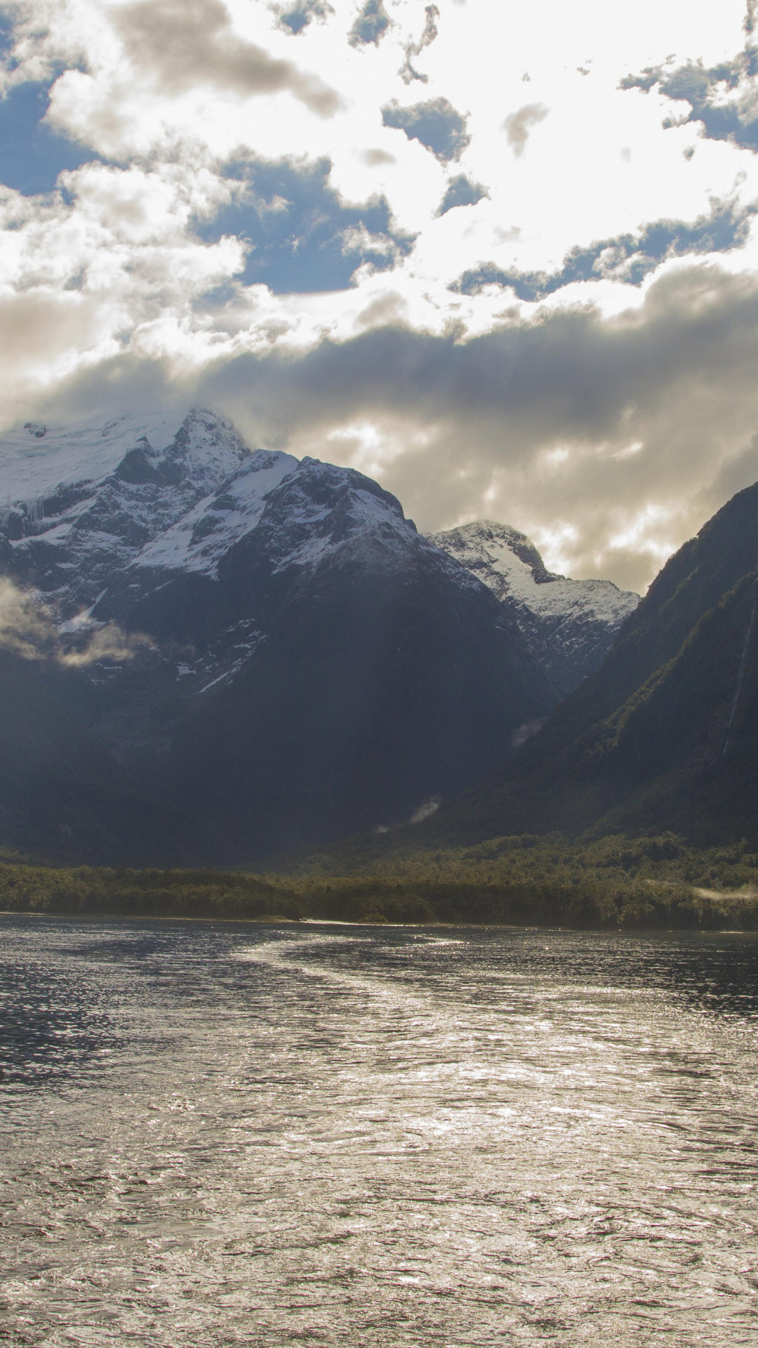 Erdenatur Milford Sound, Aotearoa Neuseeland, Gebirge, Fjord, 1080x1920 Full HD Phone