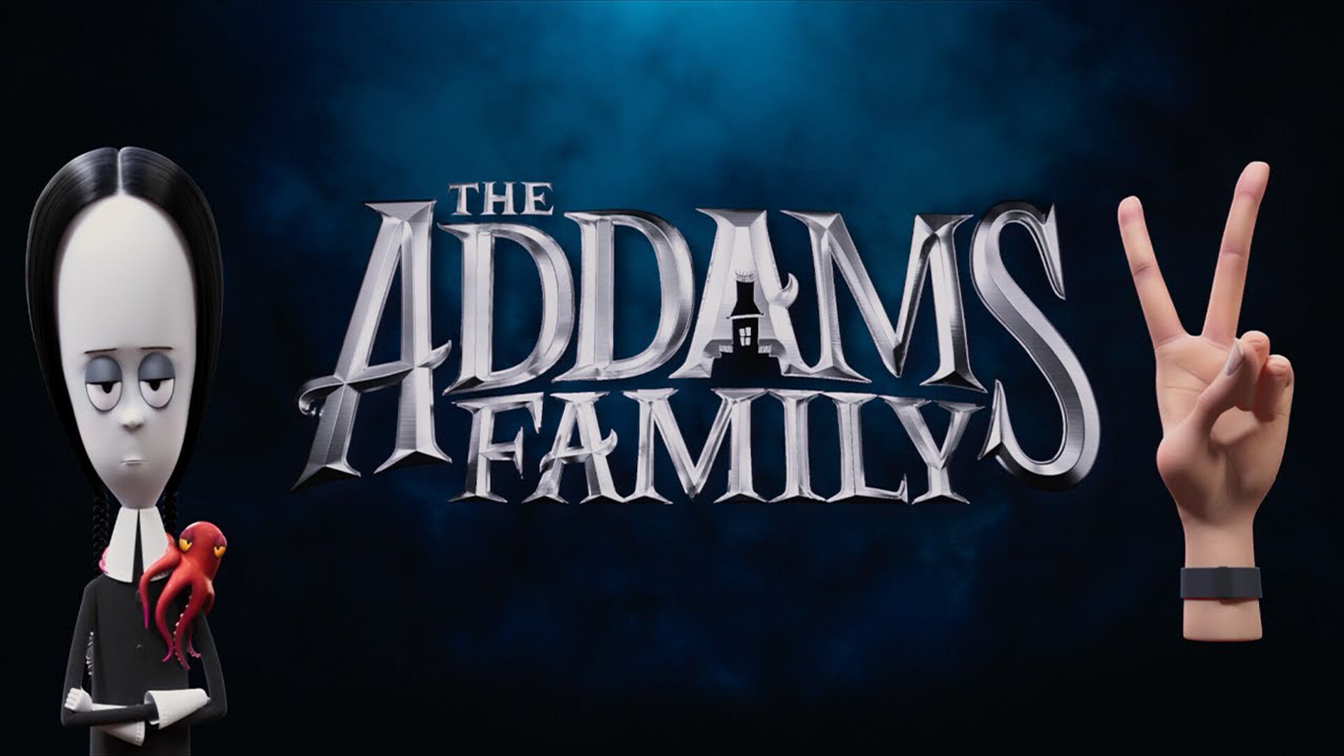 The Addams Family 2: The oldest daughter of Gomez and Morticia, Artwork. 1920x1080 Full HD Background.