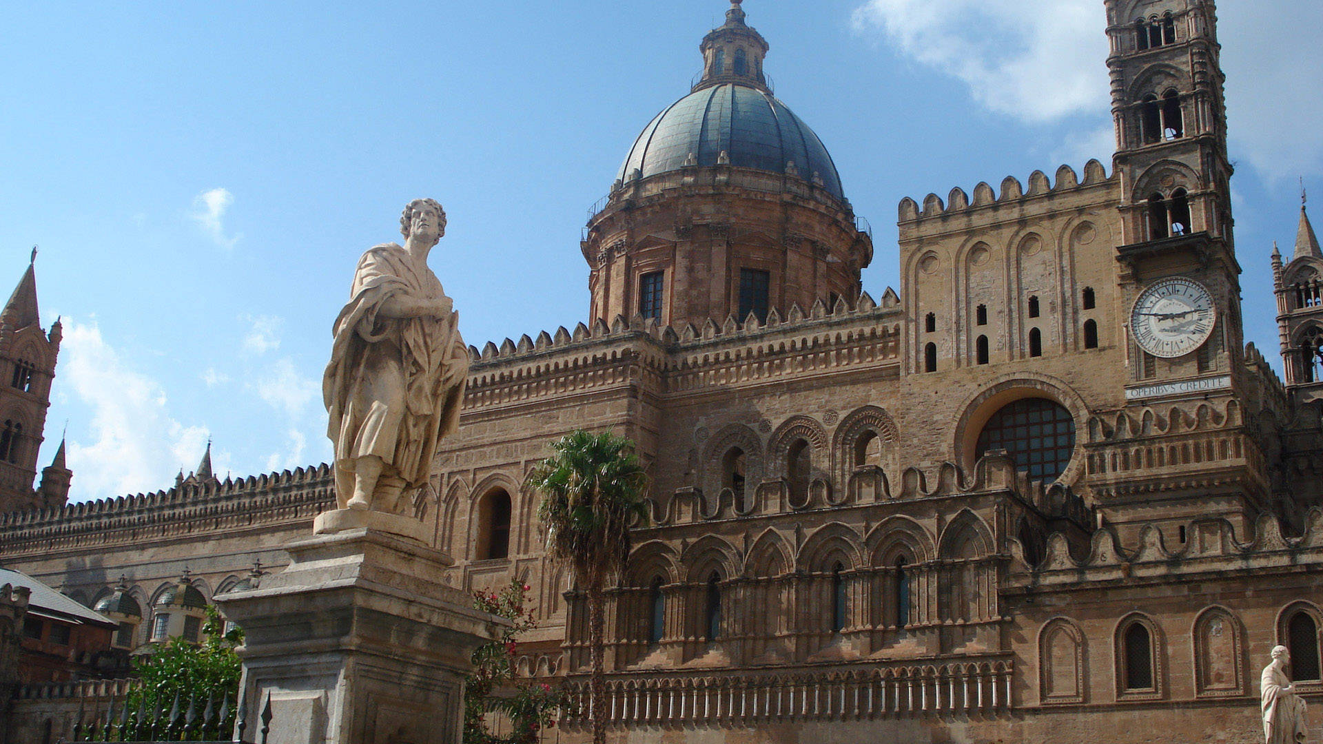 Cathedral of Palermo, Sicily Italy, City wallpaper, Travels, 1920x1080 Full HD Desktop