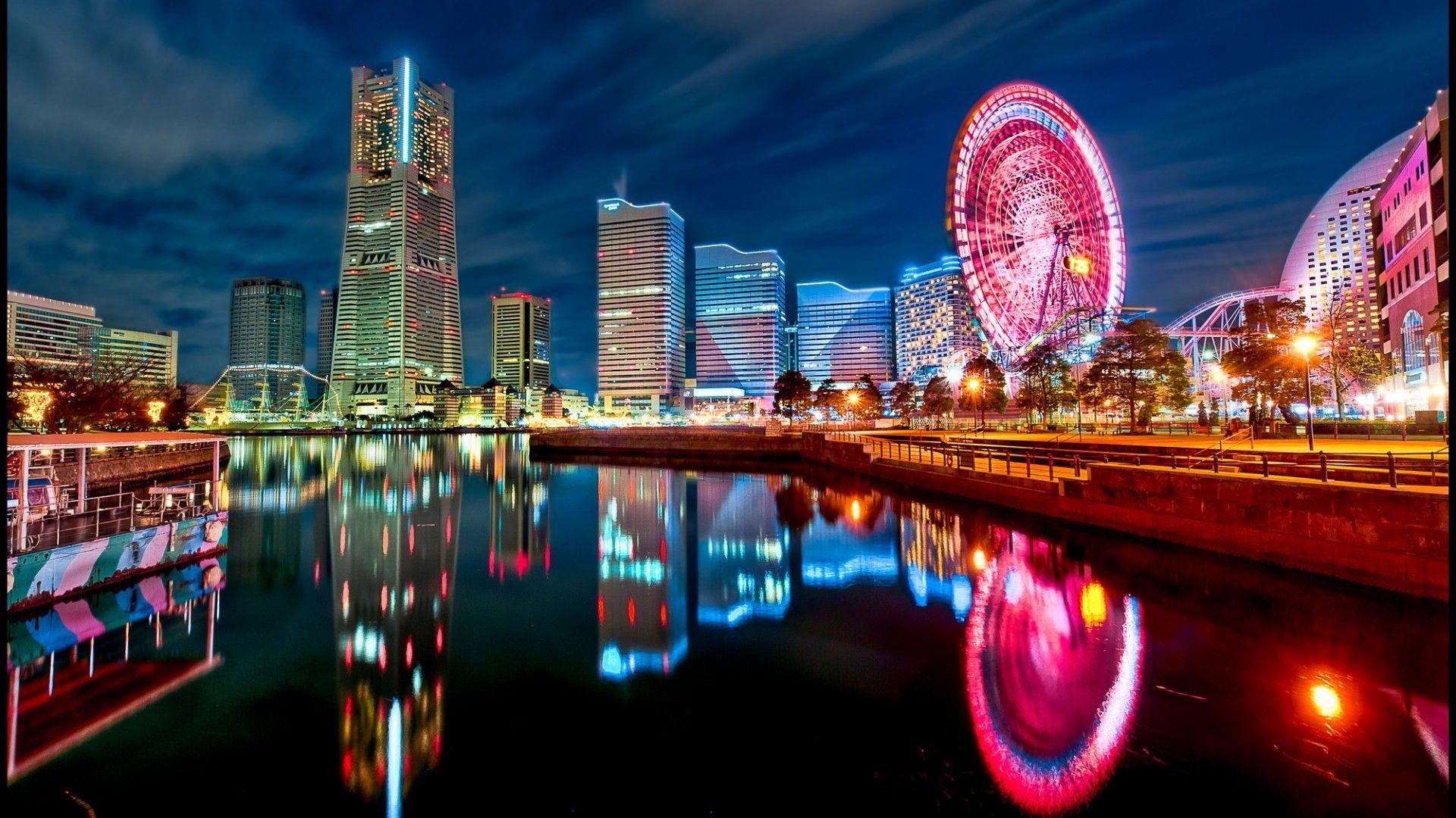 Japan Skyline, Tokyo cityscape, Travels, Backgrounds, 1920x1080 Full HD Desktop
