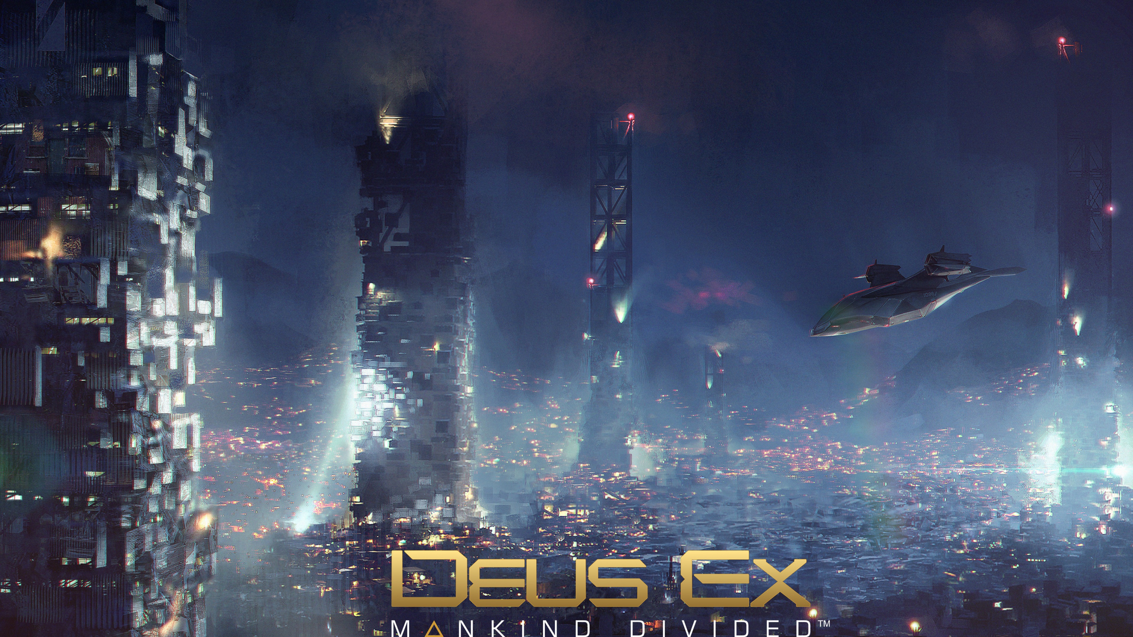 Deus Ex, Gaming, Video game wallpapers, Futuristic aesthetics, 3840x2160 4K Desktop