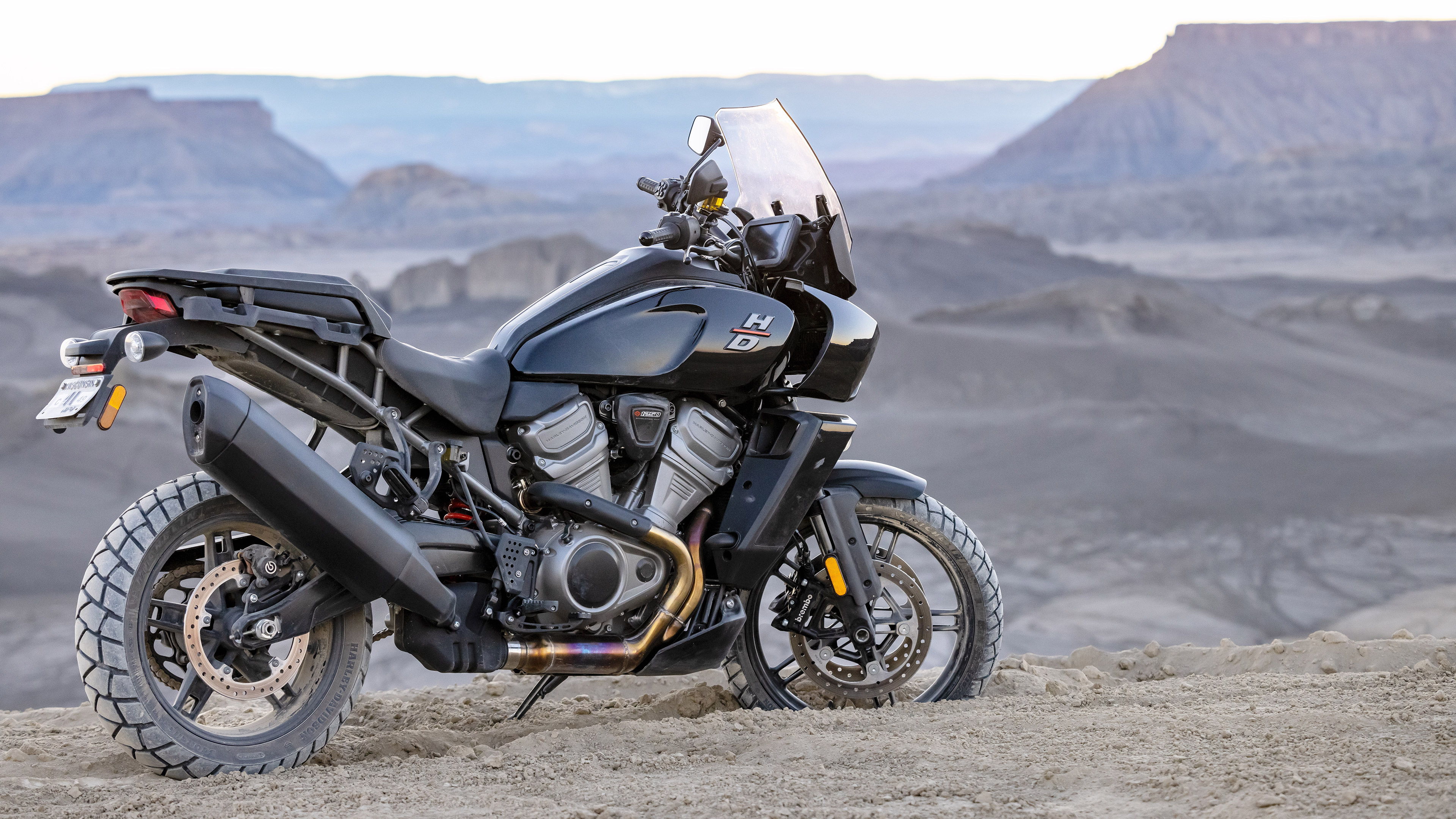 Harley-Davidson Pan America, Unforgettable journey, Adventure awaits, Discover the freedom, 3840x2160 4K Desktop