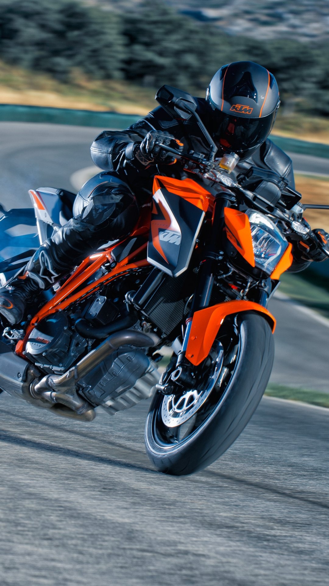KTM 1290 Super Duke, High-performance motorcycle, Thrilling speed, Auto vehicles, 1080x1920 Full HD Phone