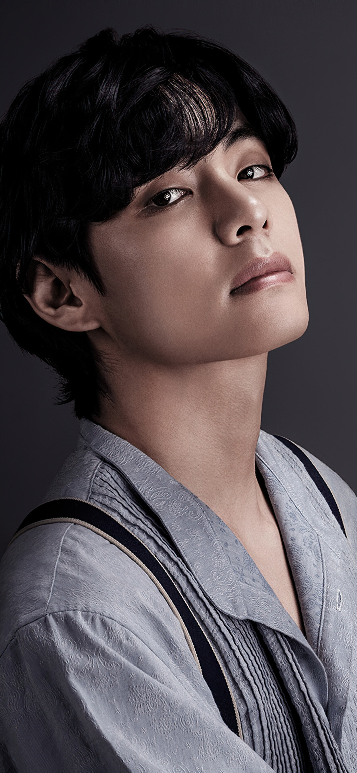 BTS: V, a South Korean singer and member of the boy band since 2013. 1250x2690 HD Wallpaper.