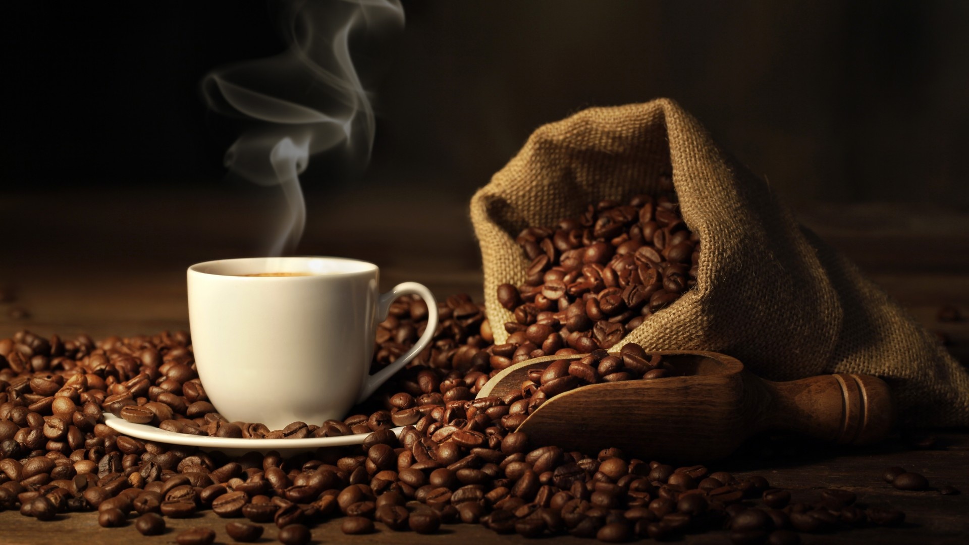 Coffee: Beverages containing caffeine, Vapor. 1920x1080 Full HD Wallpaper.