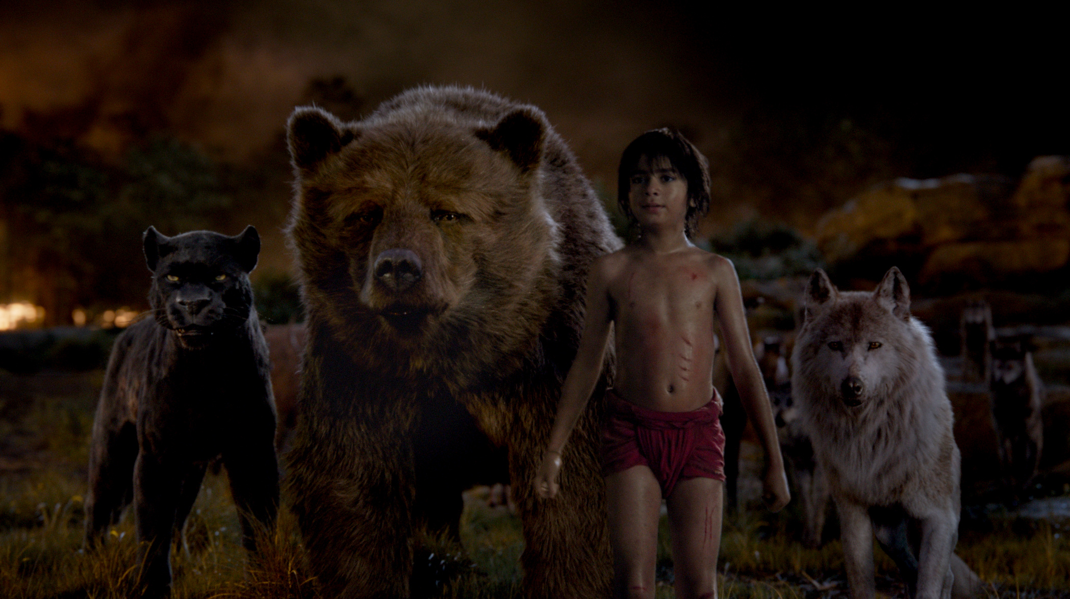 The Jungle Book (Movie), Stunning visuals, Immerse in nature, Wildlife encounters, 2100x1180 HD Desktop