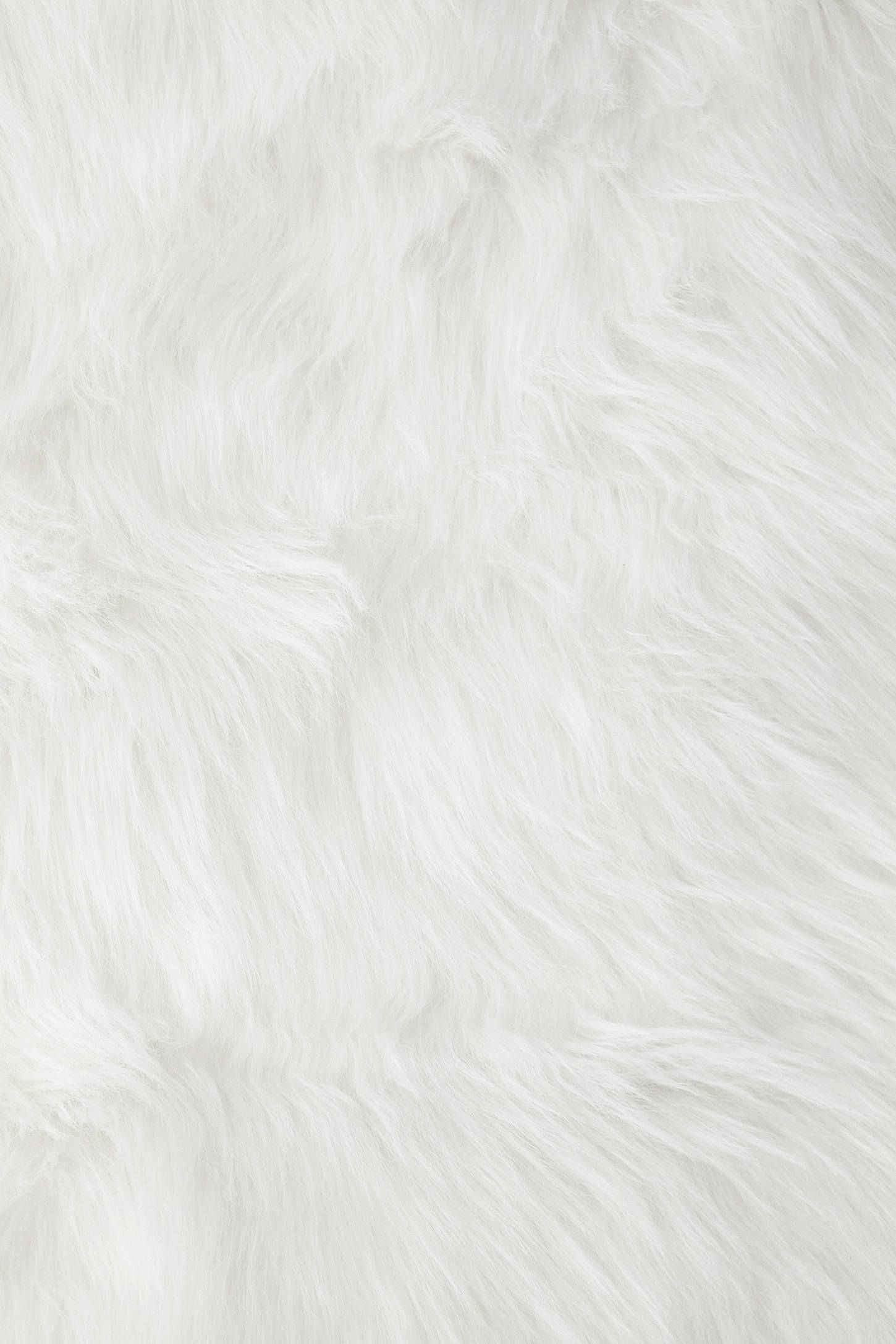 White fur background, Aesthetic design, Minimalist style, Soft and fluffy, 1450x2180 HD Phone