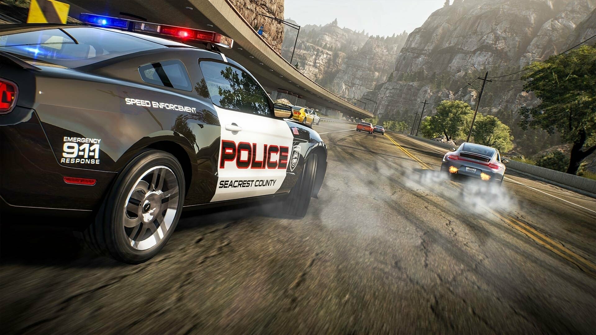 Need for Speed Hot Pursuit Remastered: The career mode revolves around the increasingly fought over Seacrest County. 1920x1080 Full HD Wallpaper.