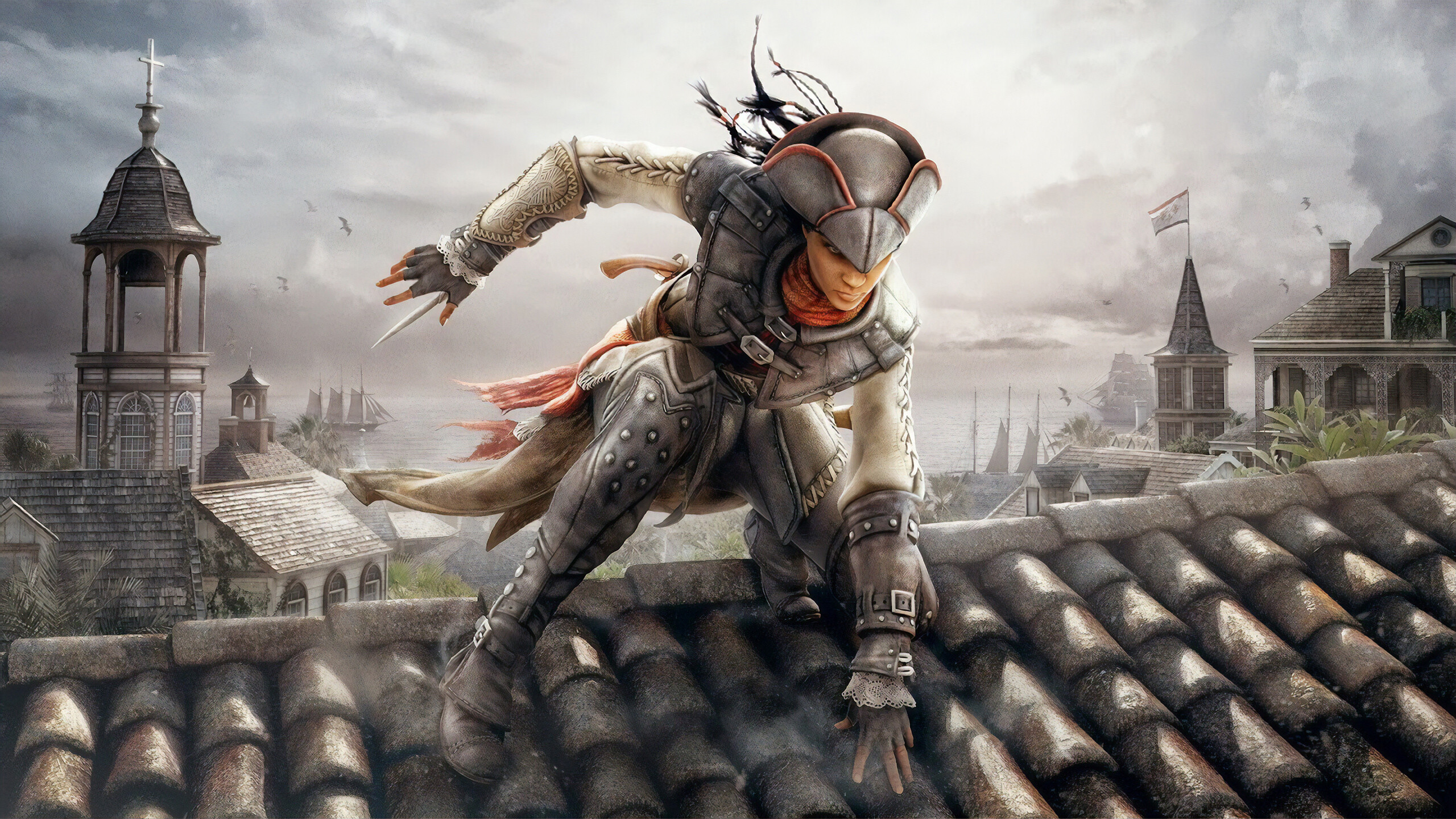 Assassin's Creed: Aveline de Grandpre, Appears as the protagonist of Liberation. 2560x1440 HD Background.
