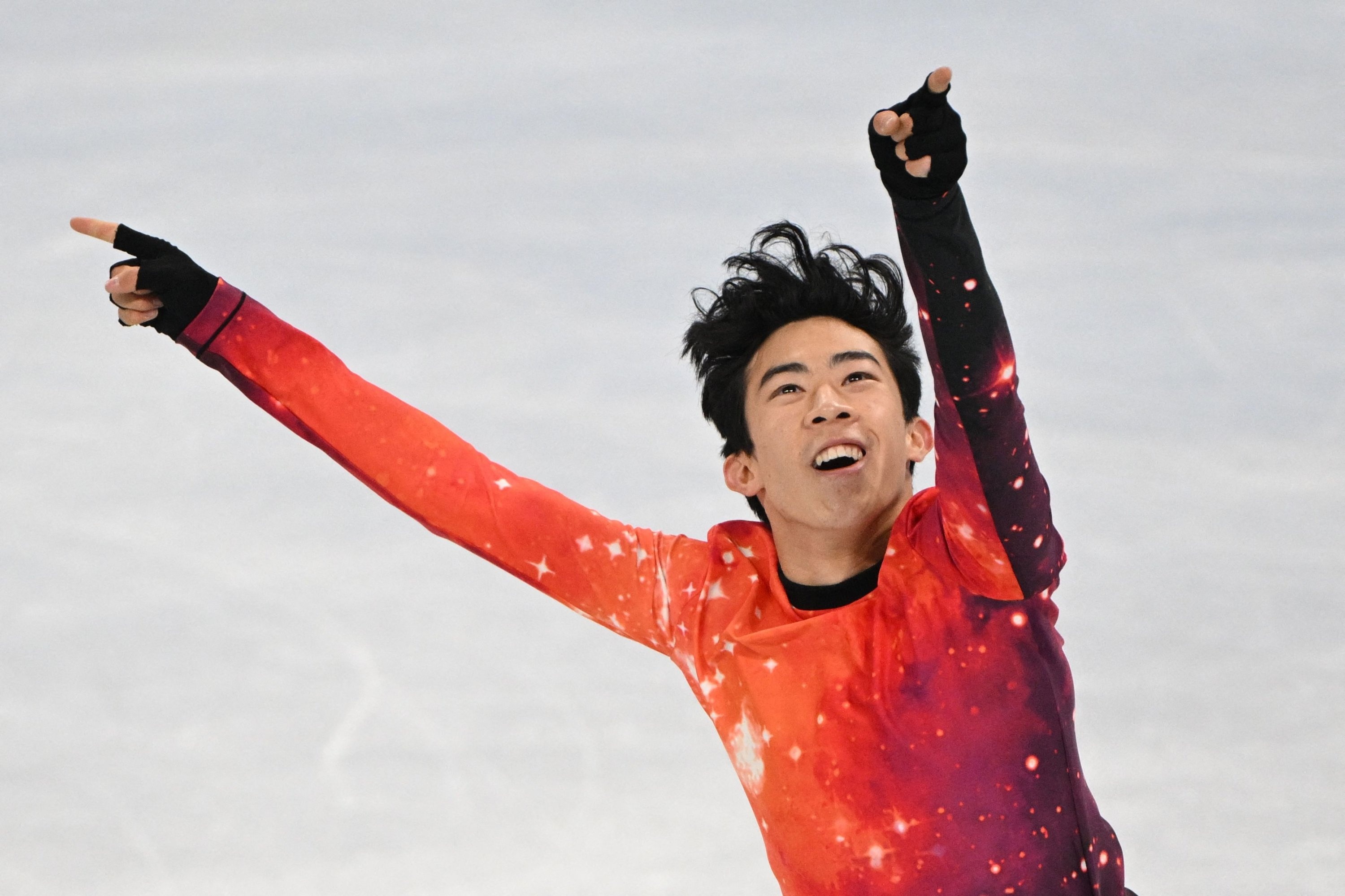 Single Skating: Nathan Chen, An American figure skater and the 2022 Beijing Olympics gold medalist. 3000x2000 HD Wallpaper.