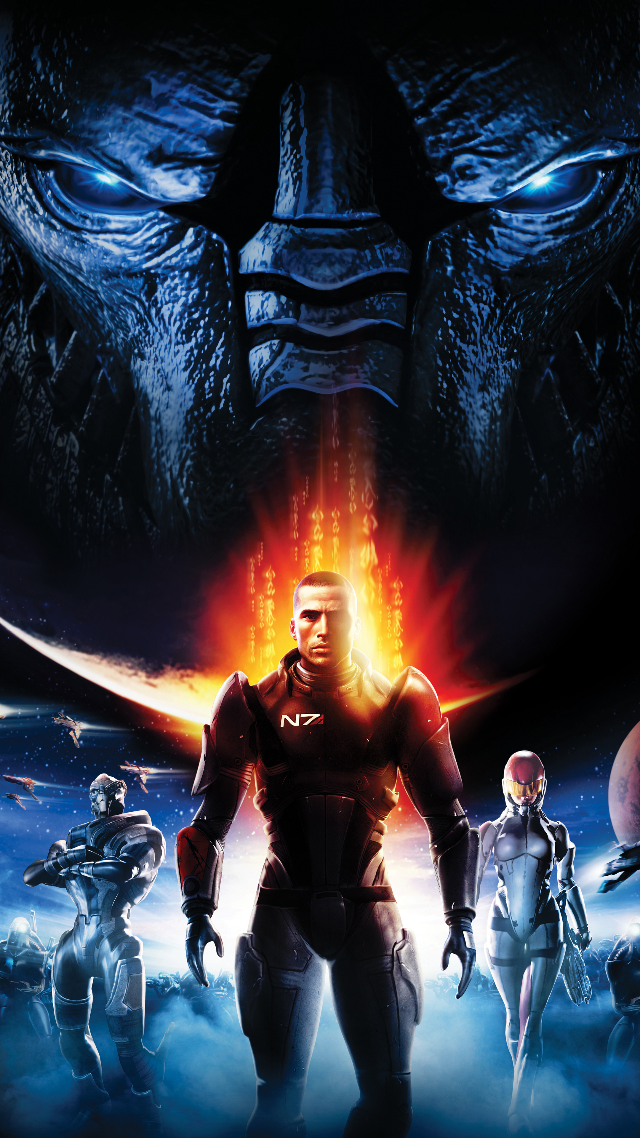 Mass Effect, Classic 8K wallpapers, Sony Xperia HD, Nostalgic gaming vibes, 2160x3840 4K Phone