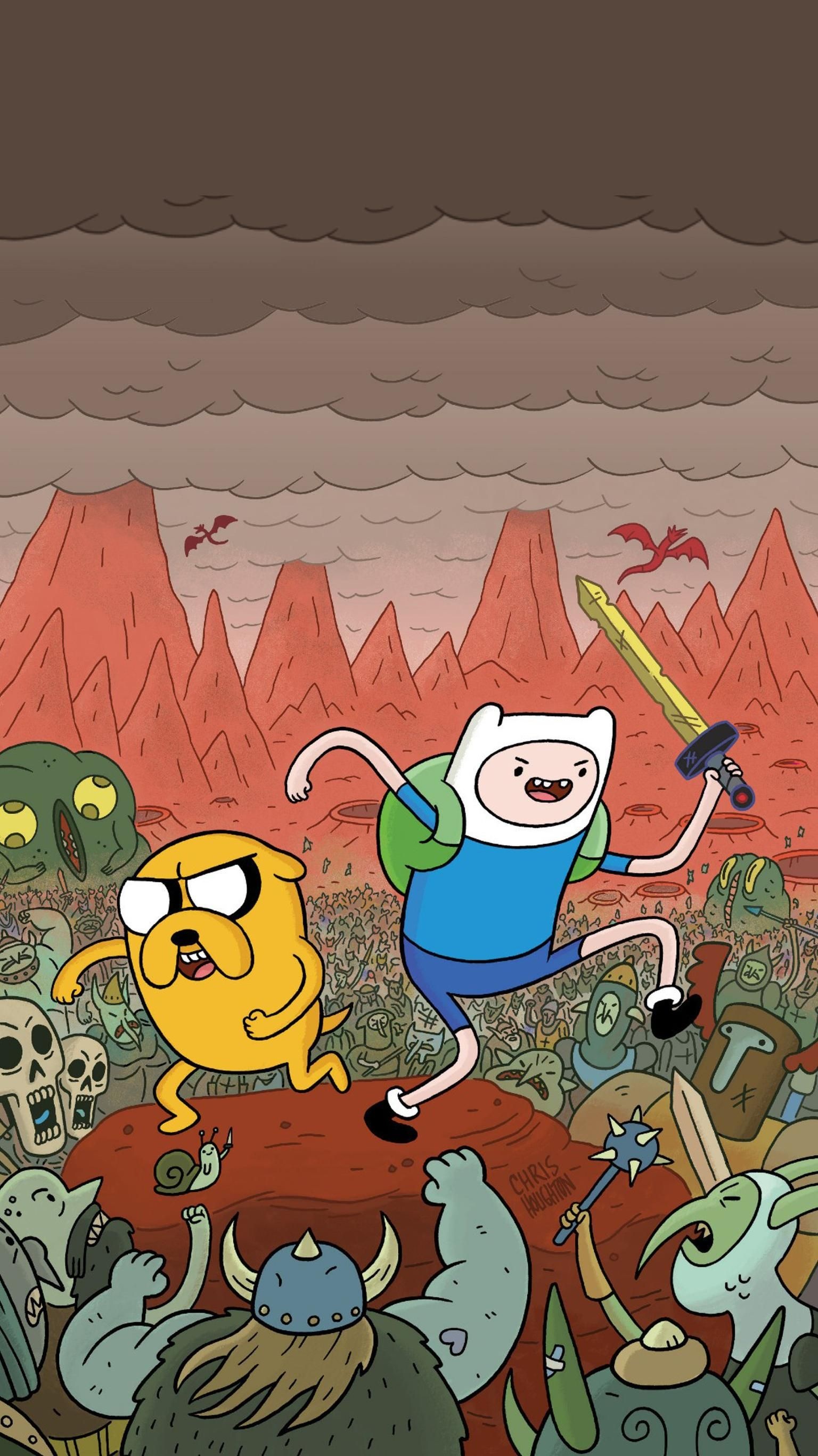 Adventure Time, TV series, Animation, Adventure time, 1540x2740 HD Handy